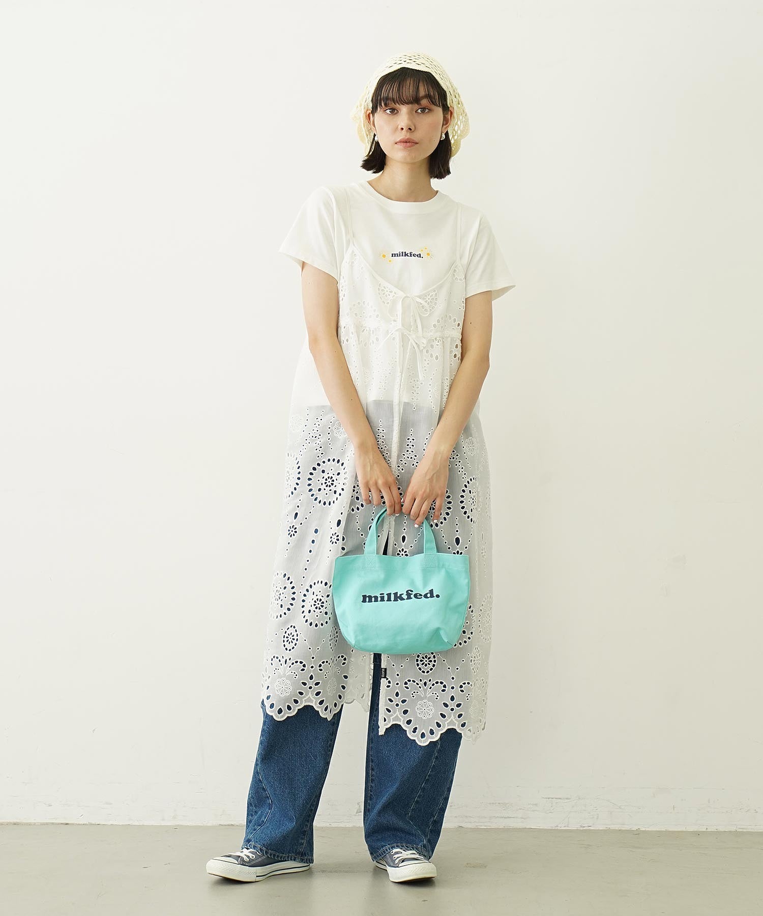 DAISY AND LOGO COMPACT S/S TEE