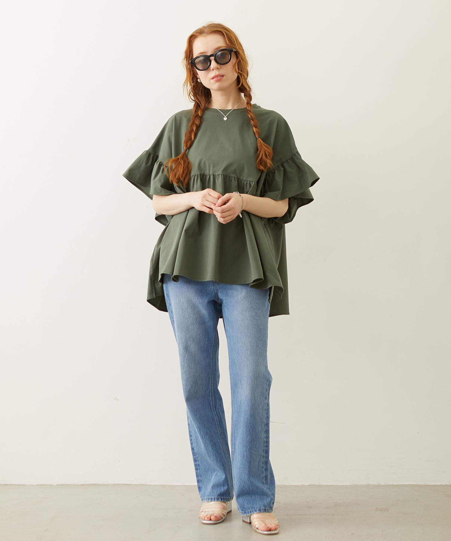 ICING LOGO RUFFLE TUNIC