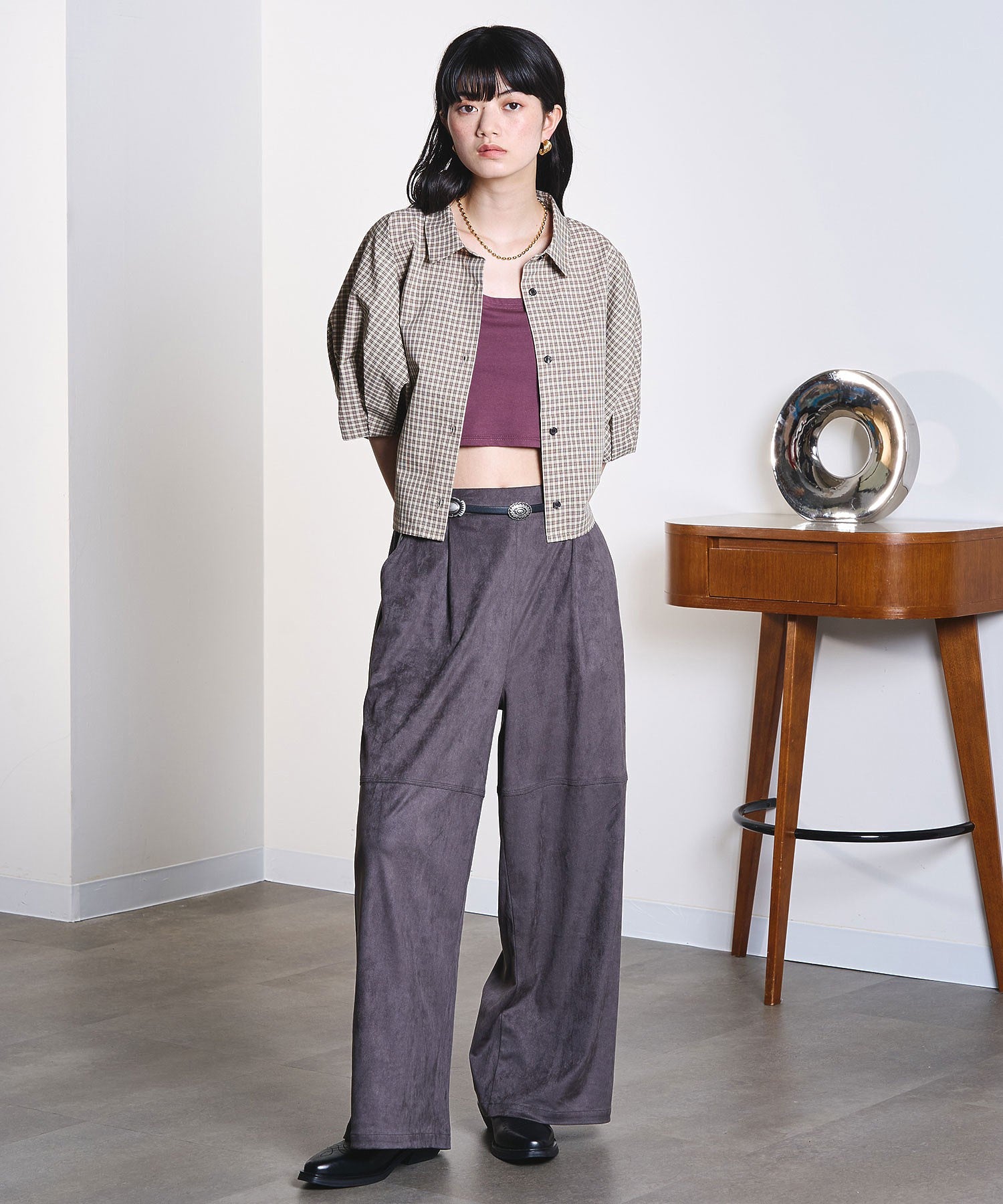 model:163cm 着用サイズ:ONE SIZE