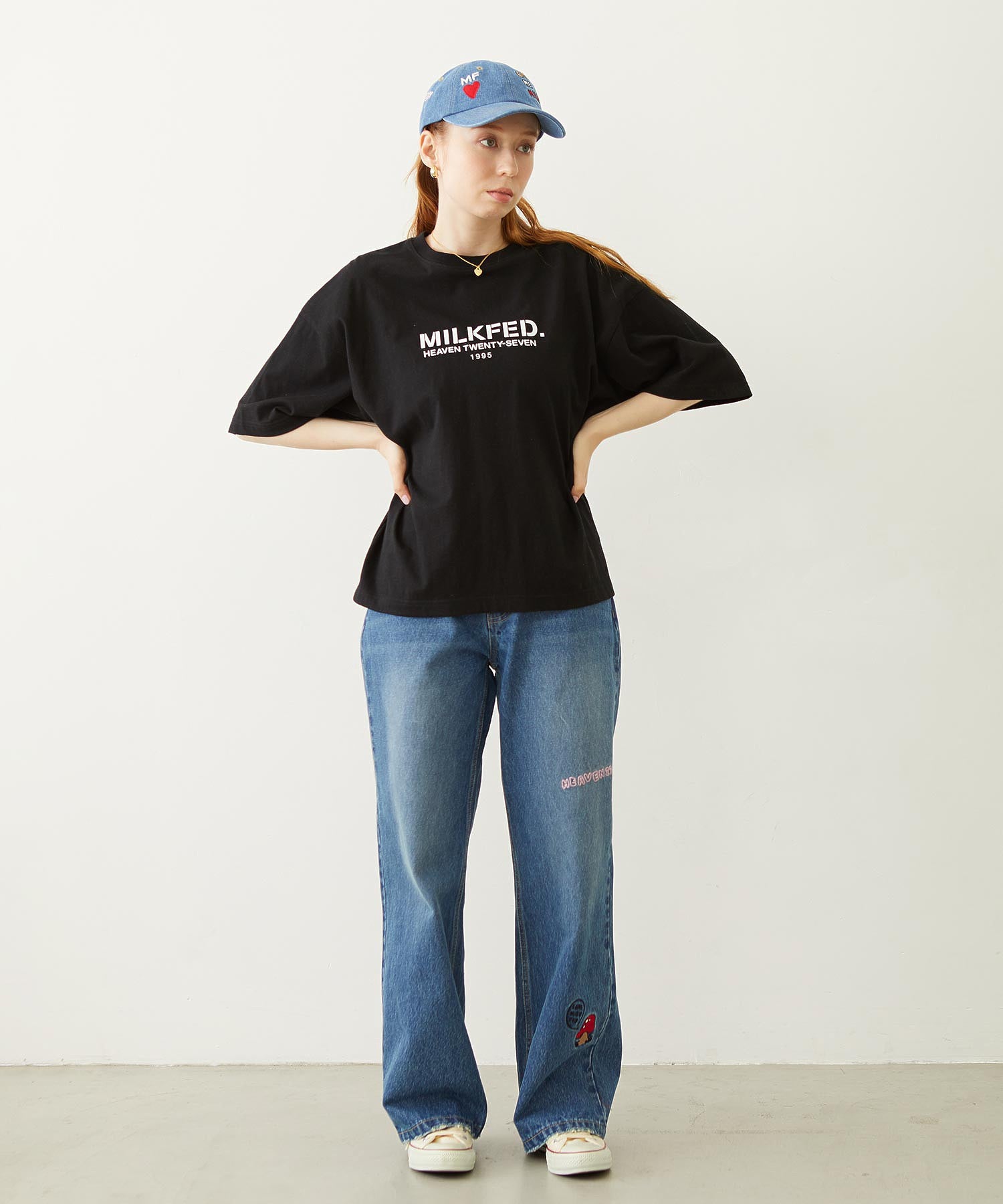 STENCIL LOGO WIDE S/S TEE