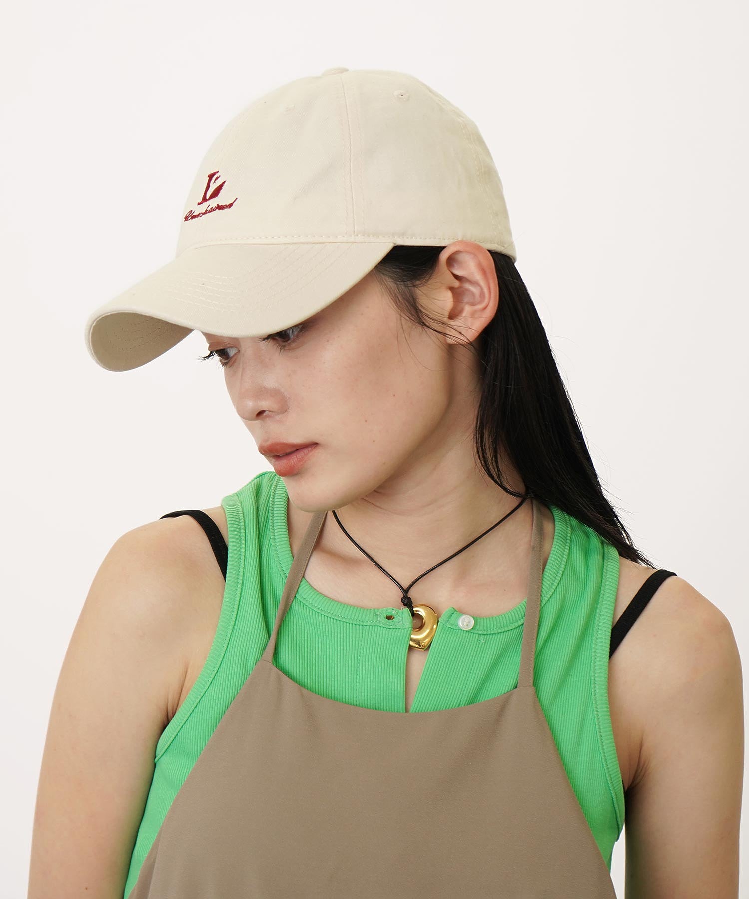 ワンポイントシシュウCAP