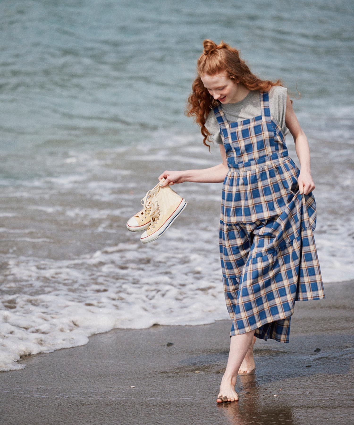 APRON TIERED DRESS