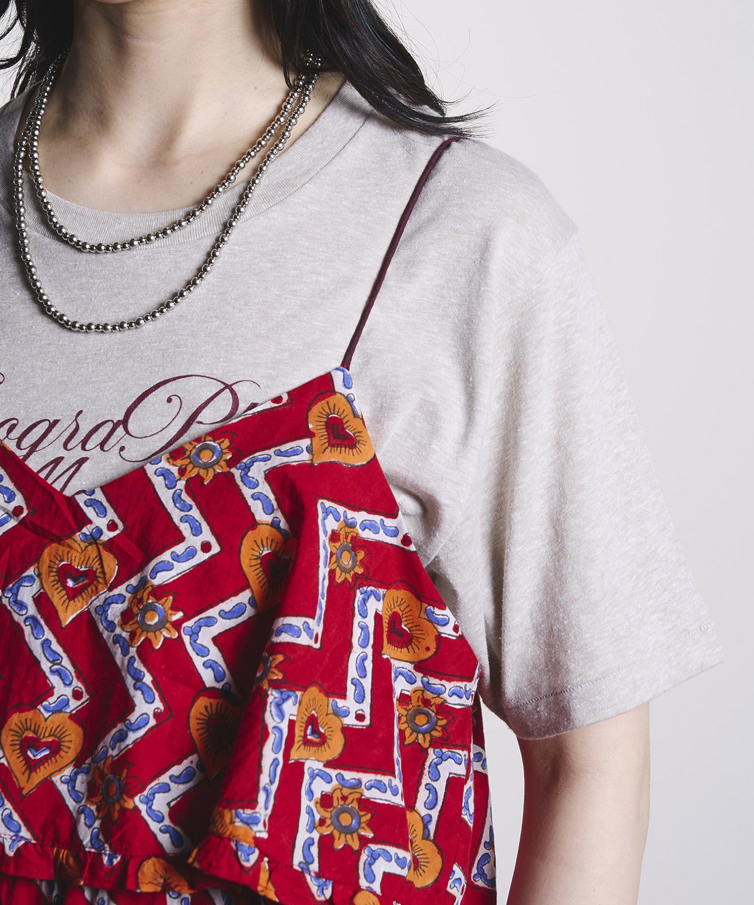 HEART PRINT DRESS