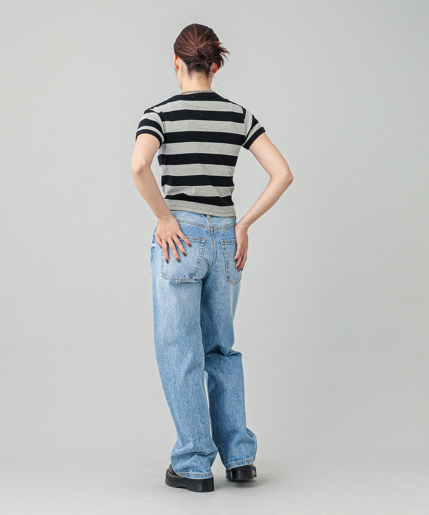 STRIPED S/S TEE