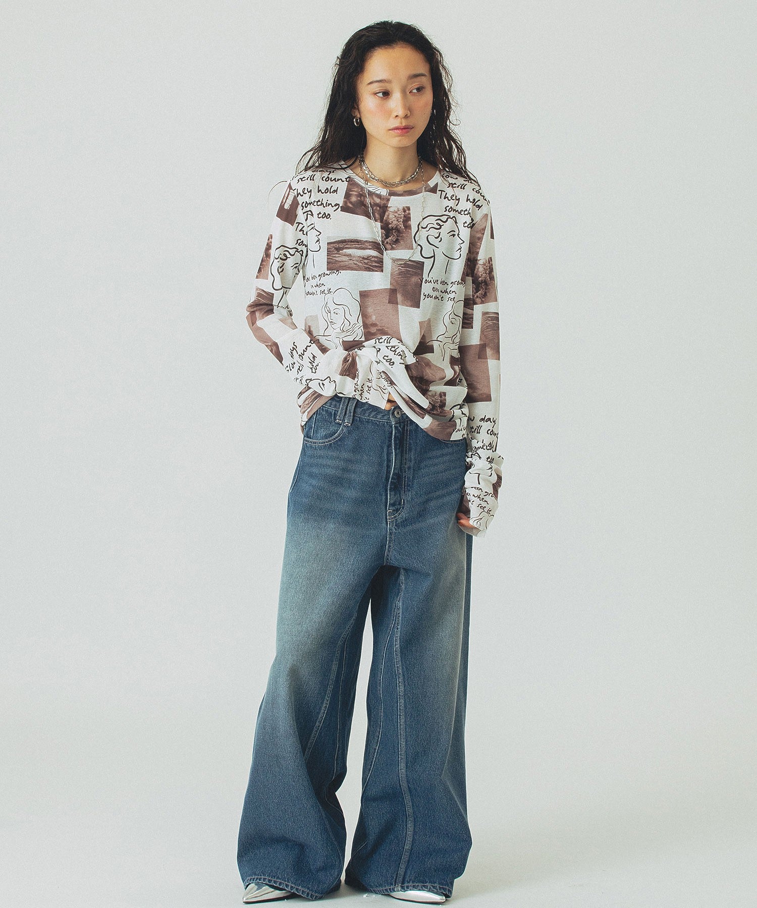 model:161cm 着用サイズ:S