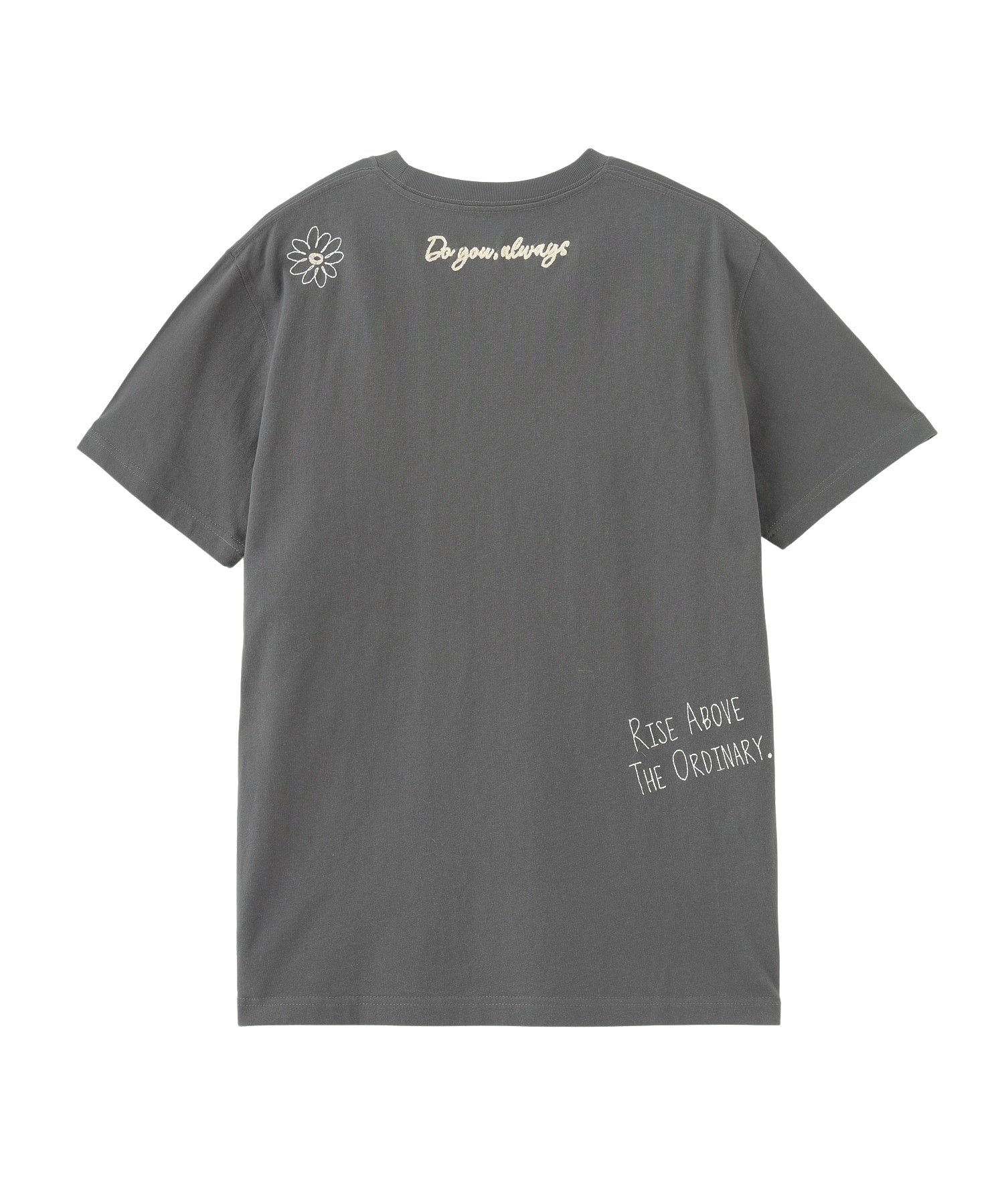 FREEHAND LIKE EMBROIDERY S/S TEE