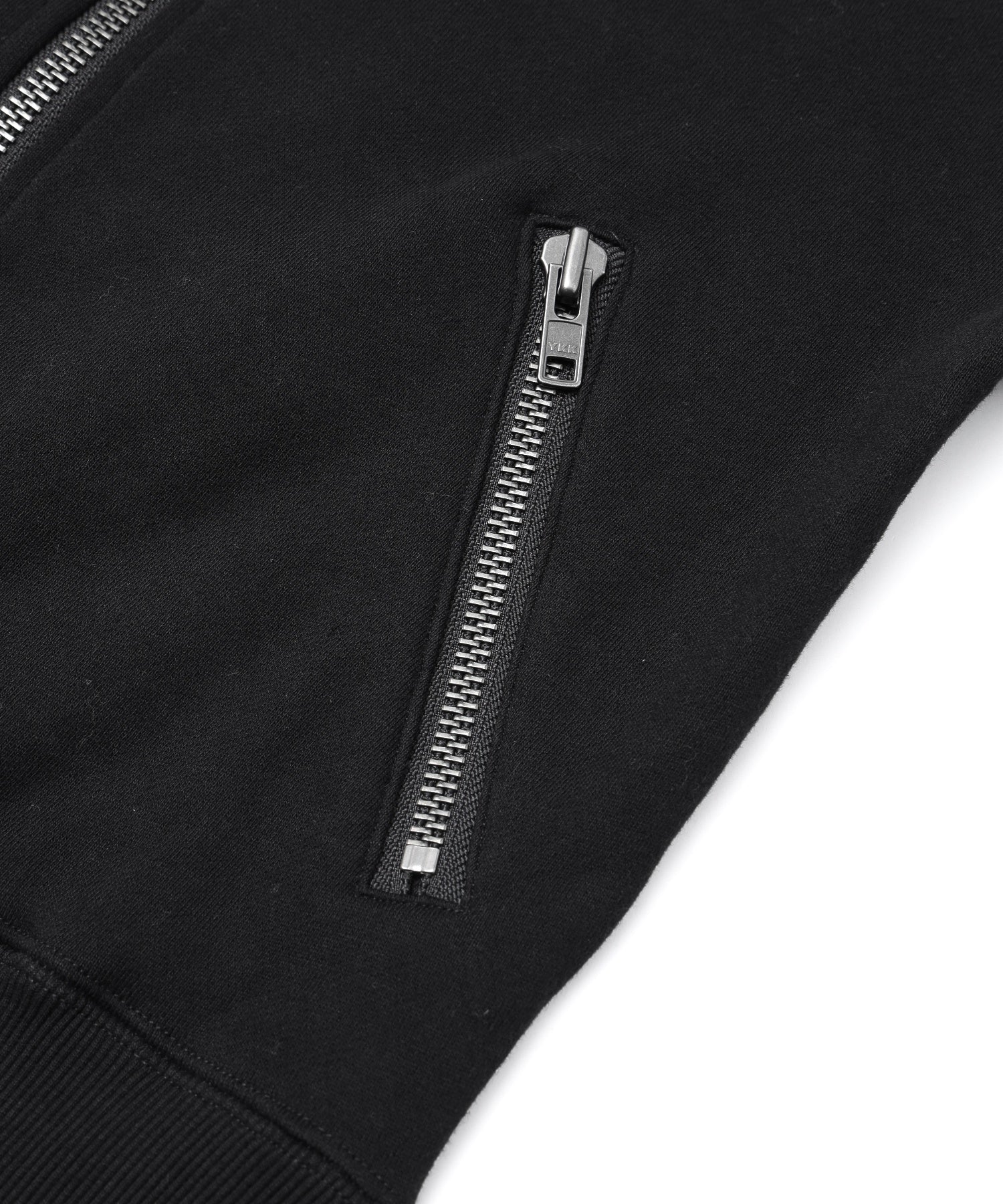 BACK LACE UP ZIP UP SWEAT HOODIE
