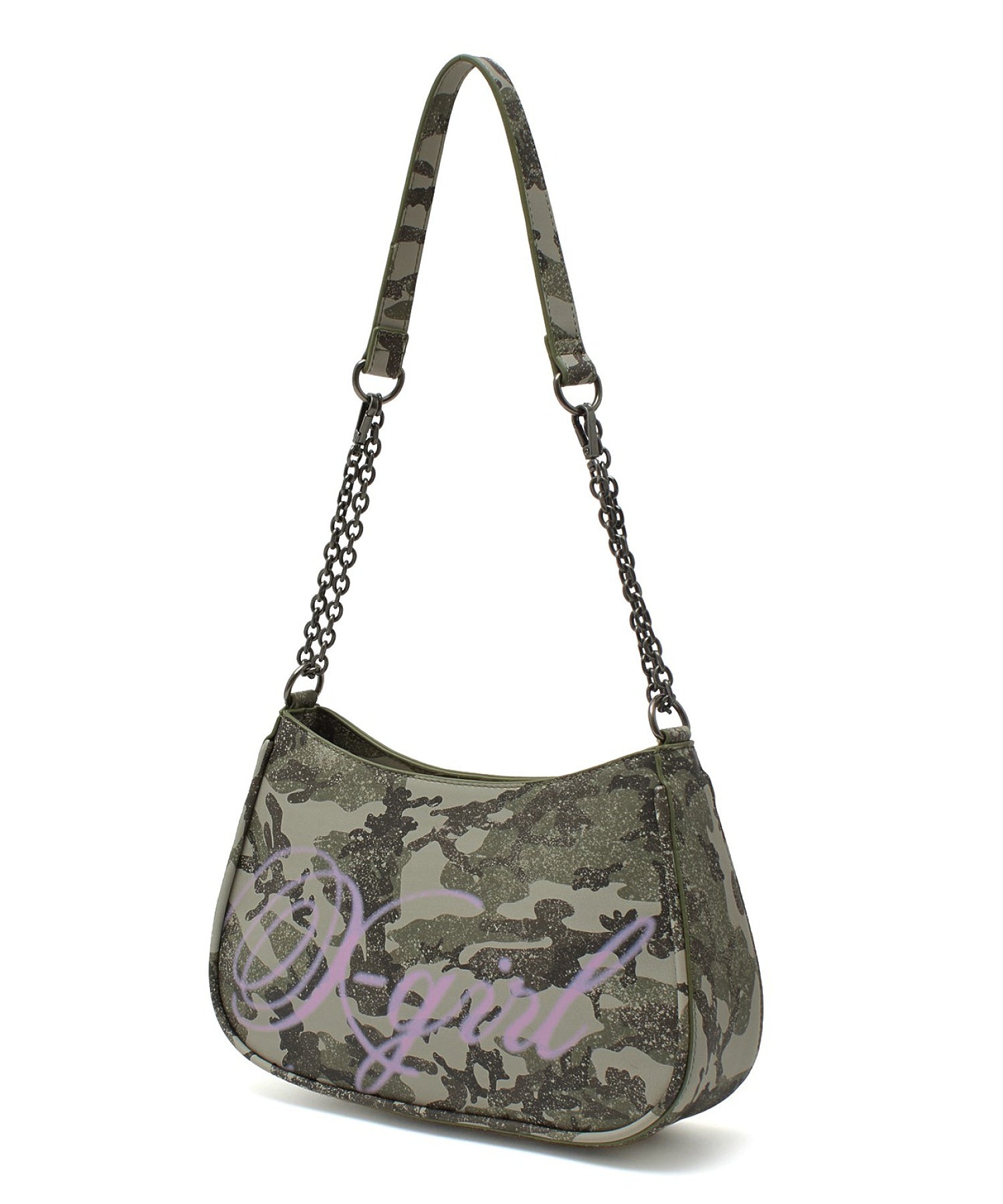 SPRAY SCRIPT LOGO SHOULDER BAG