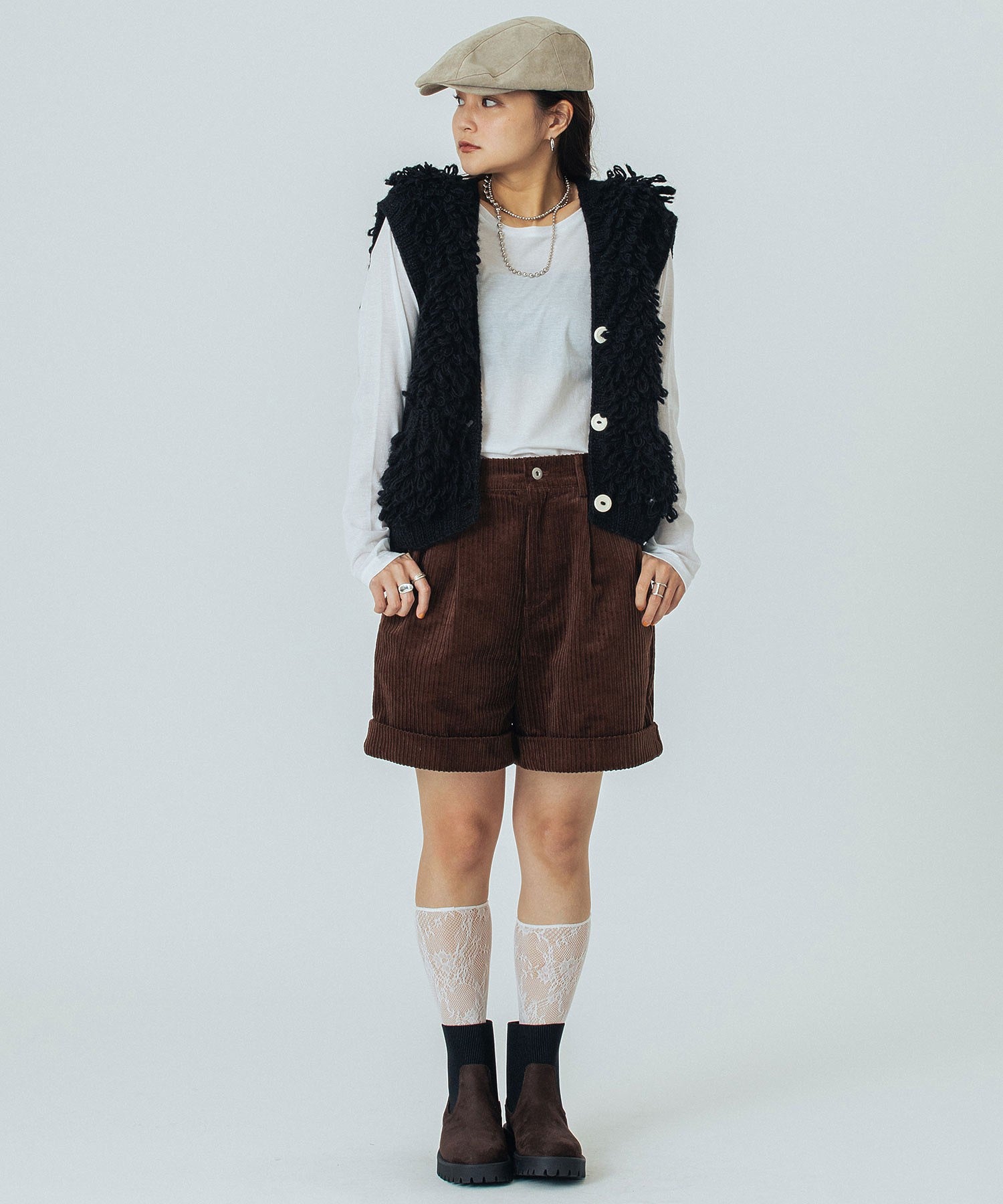 model:160cm 着用サイズ:S