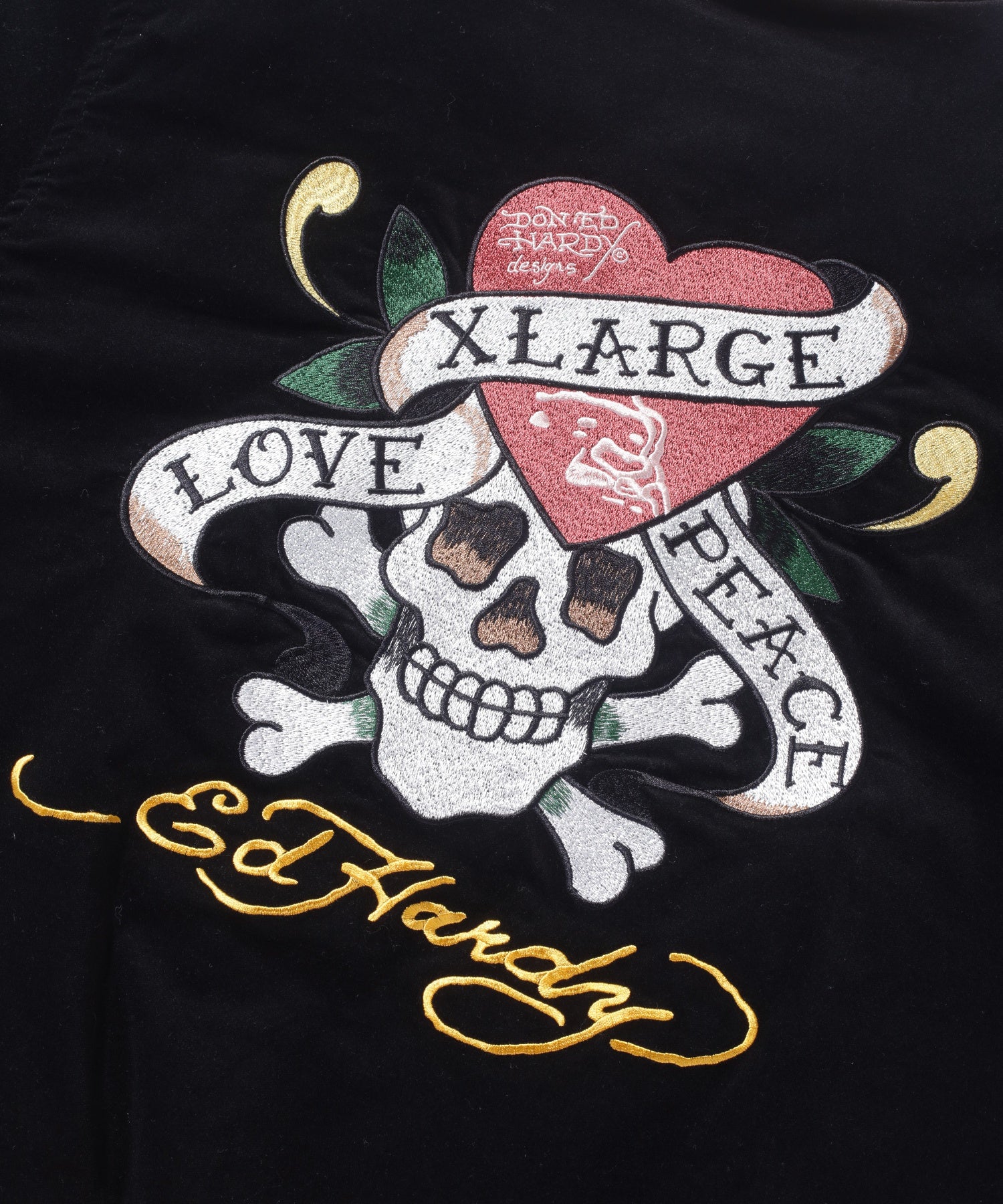 XLARGE×ED HARDY REVERSIBLE SOUVENIR JACKET