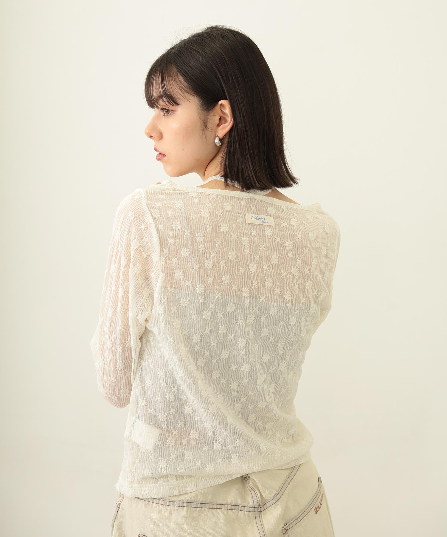 LACE L/S TOP
