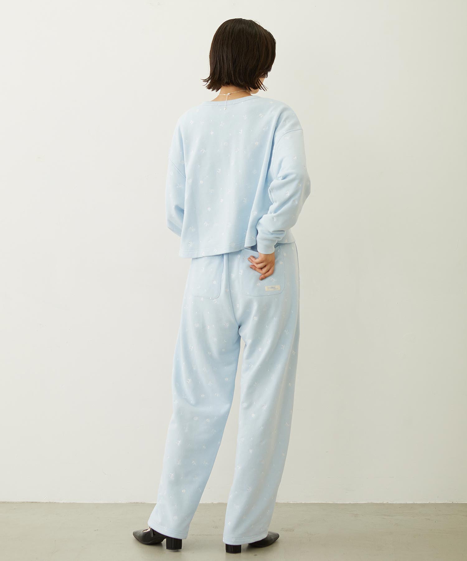 EMBROIDERY SWEAT JACKET