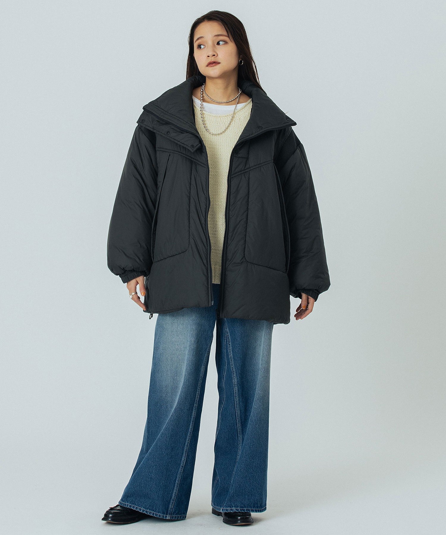 model:160cm 着用サイズ:S