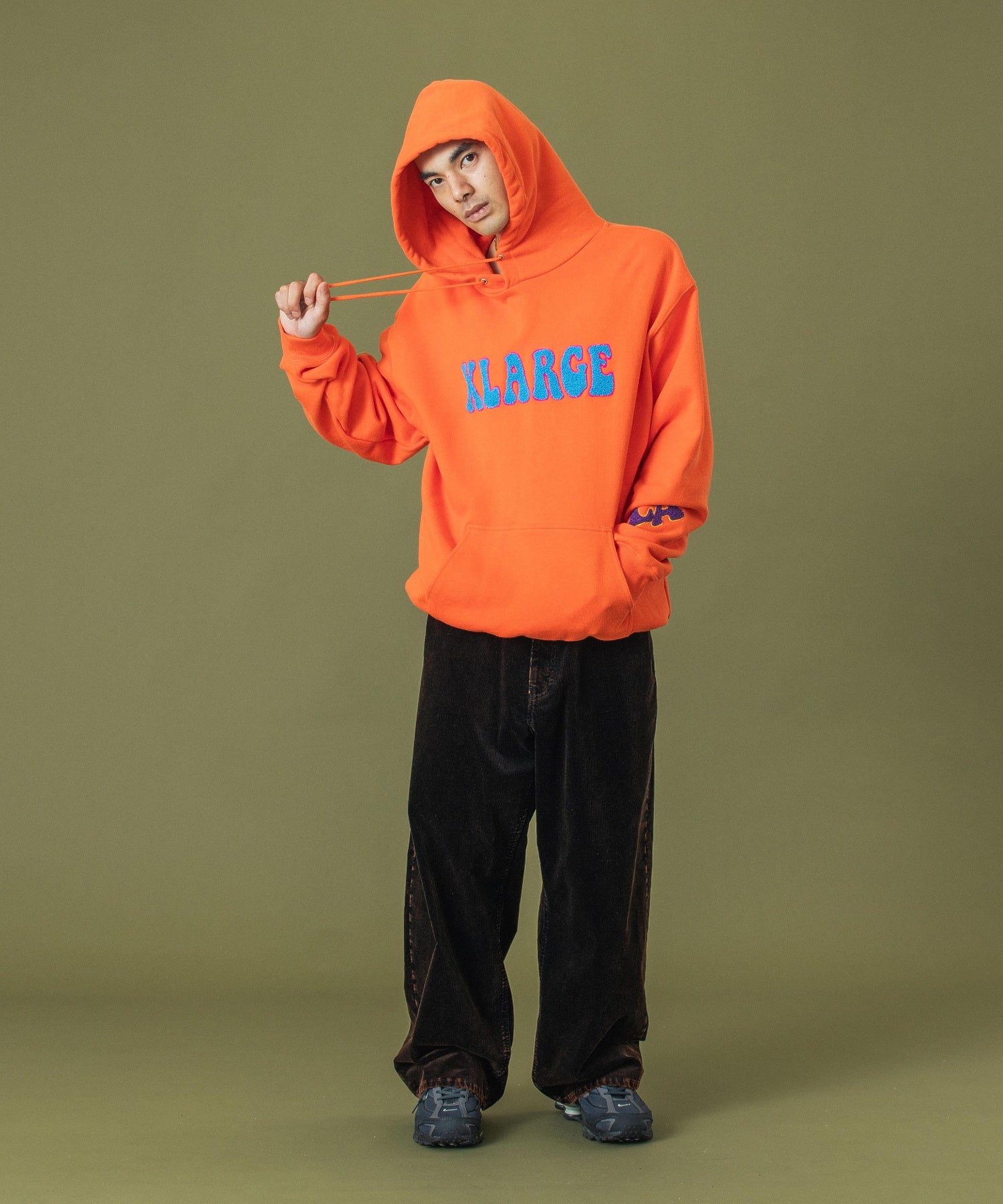 FLOWER PULLOVER HOODED SWEAT