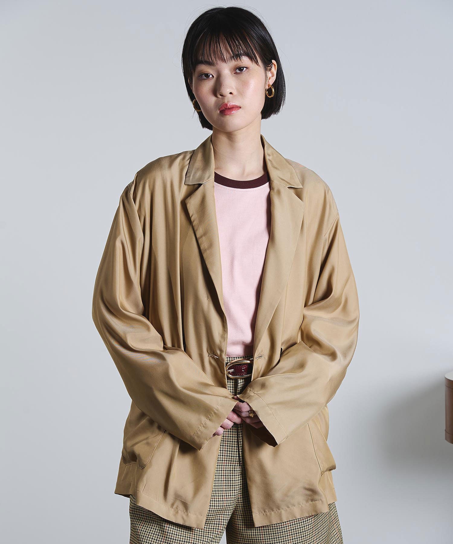 mici/DOUBLE BREAST TAILORED JACKET