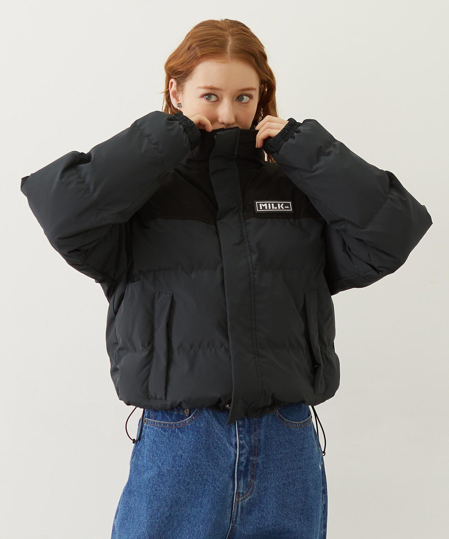 BAR PATCH PUFFER JACKET