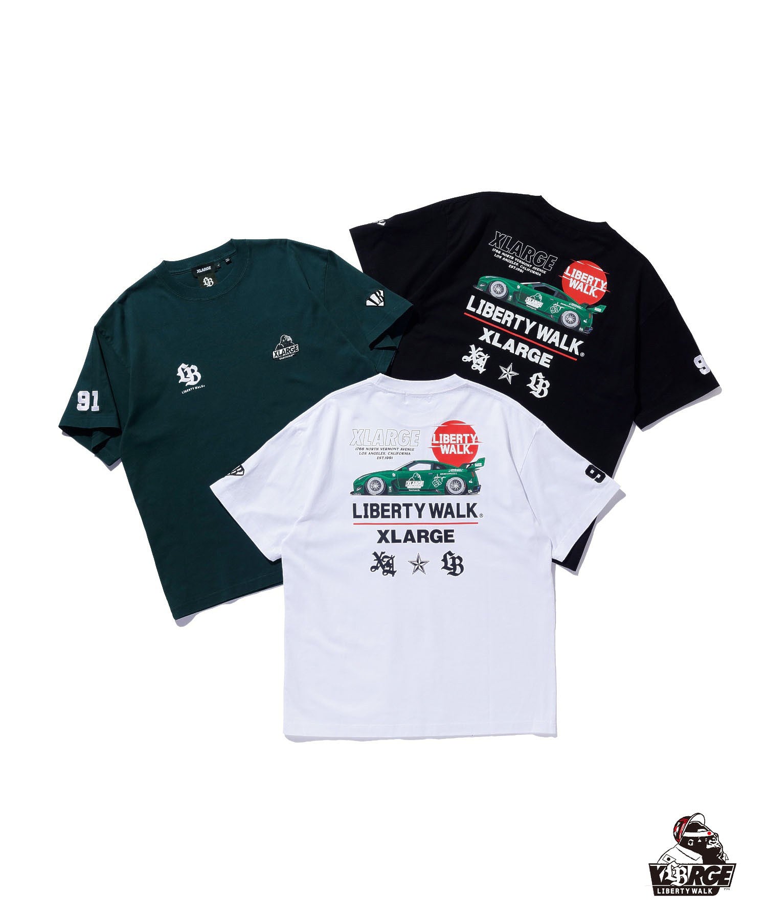 XLARGE×LIBERTY WALK S/S TEE