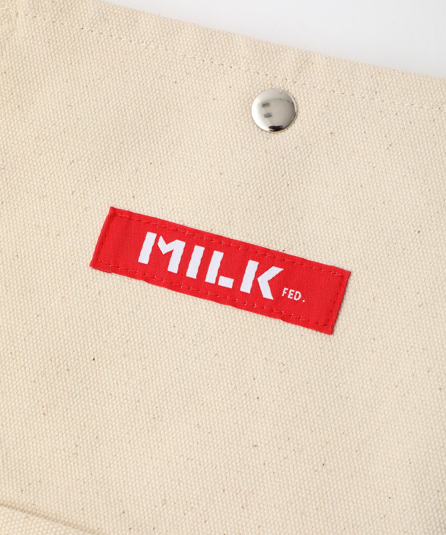 PIPING SQUARE TOTE COOPER LOGO MILKFED.