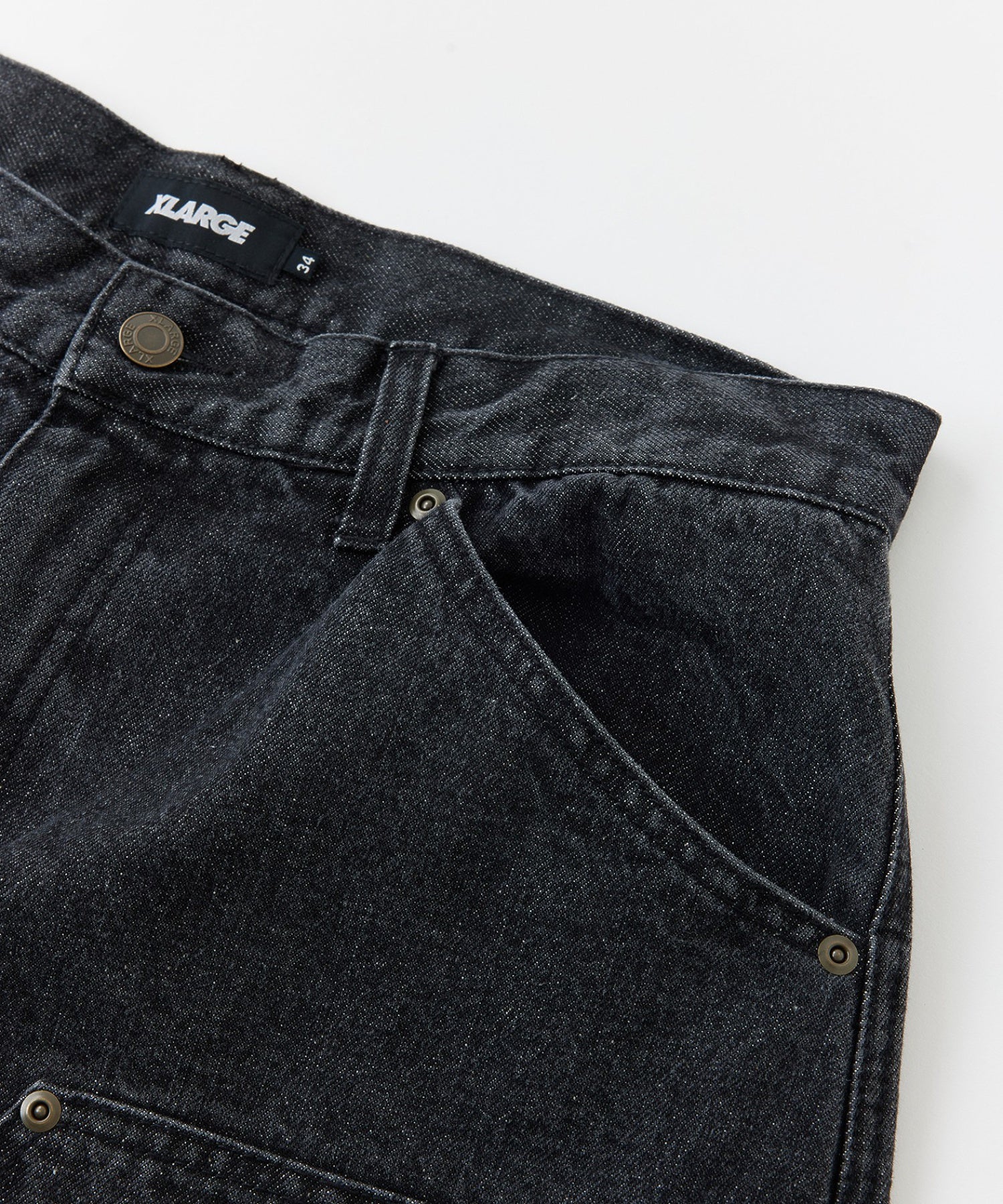 DENIM CARGO PANTS