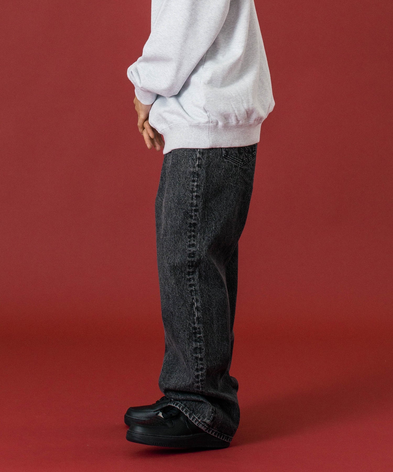 OVERDYED DENIM PANTS