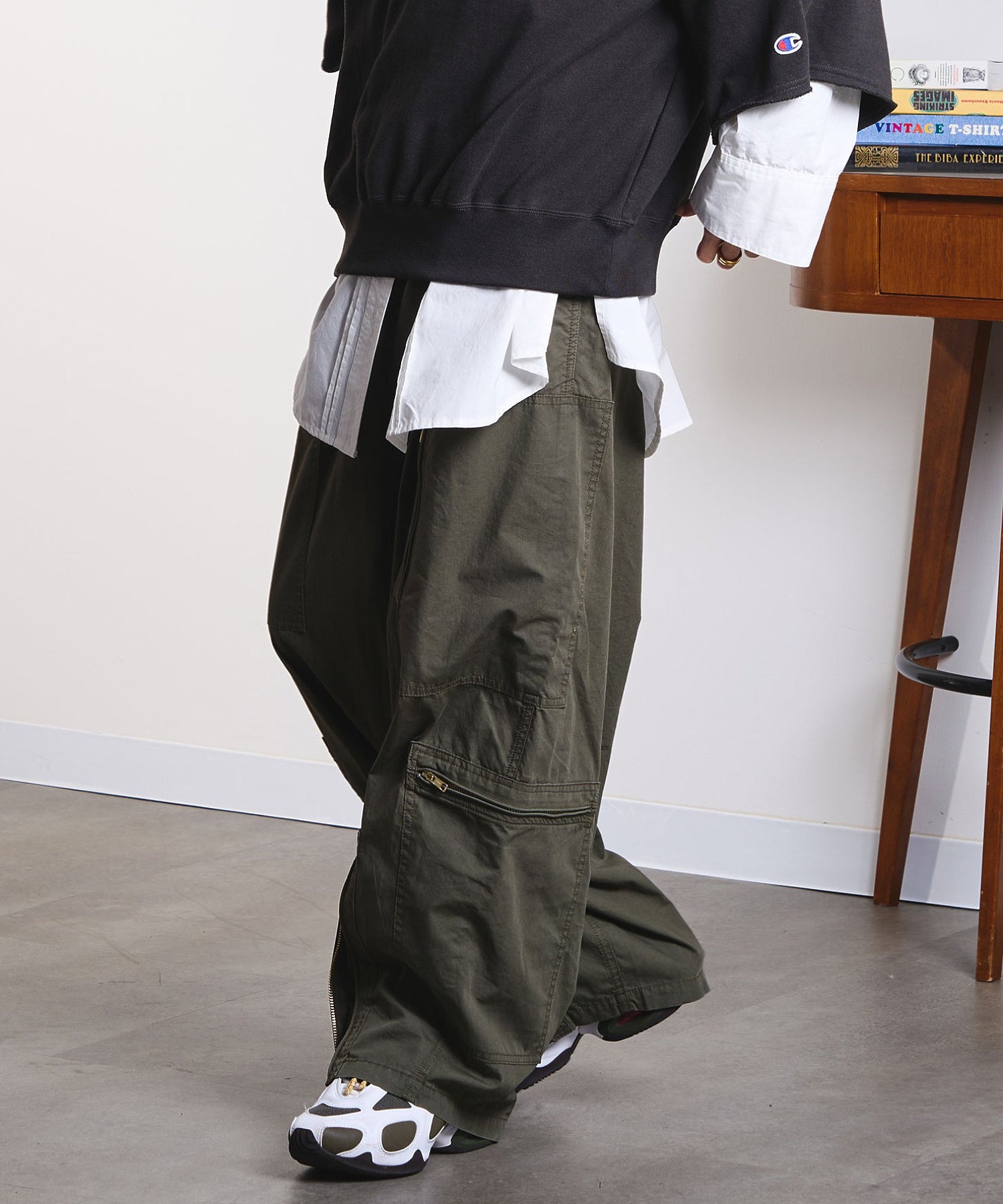 model:161cm 着用サイズ:M