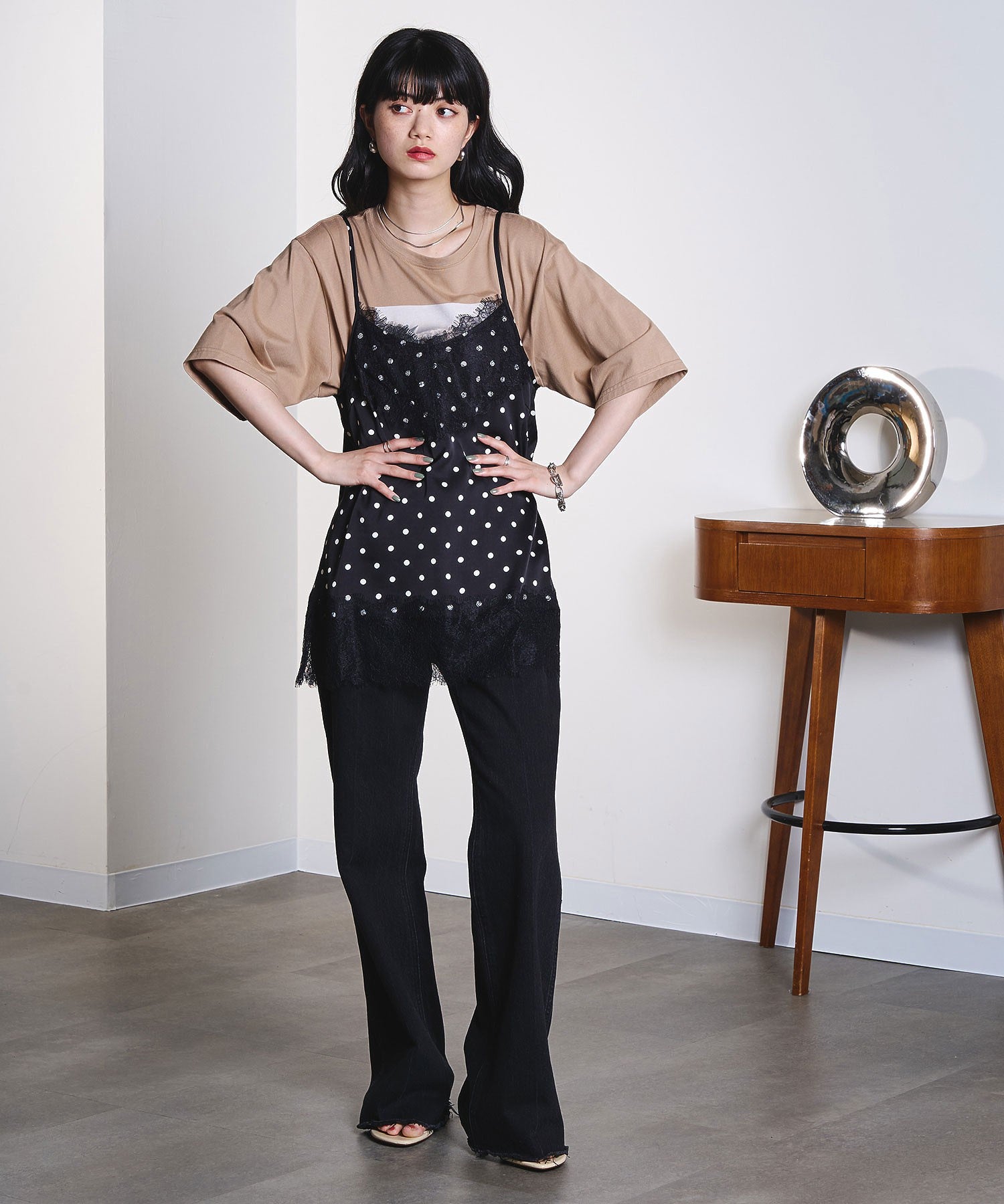 model:163cm 着用サイズ:ONE SIZE