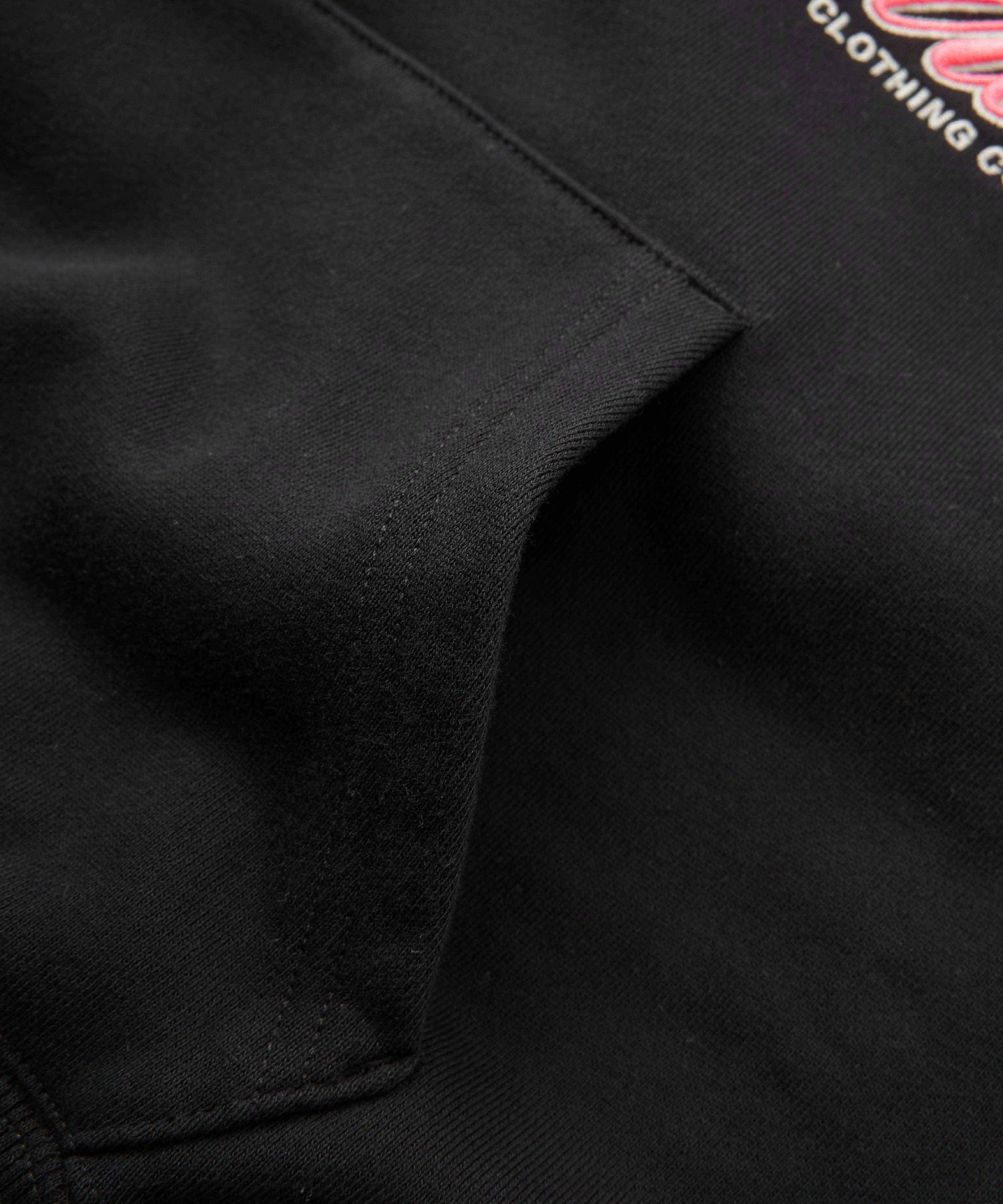 CURSIVE LOGO EMBROIDERY COMPACT SWEAT HOODIE