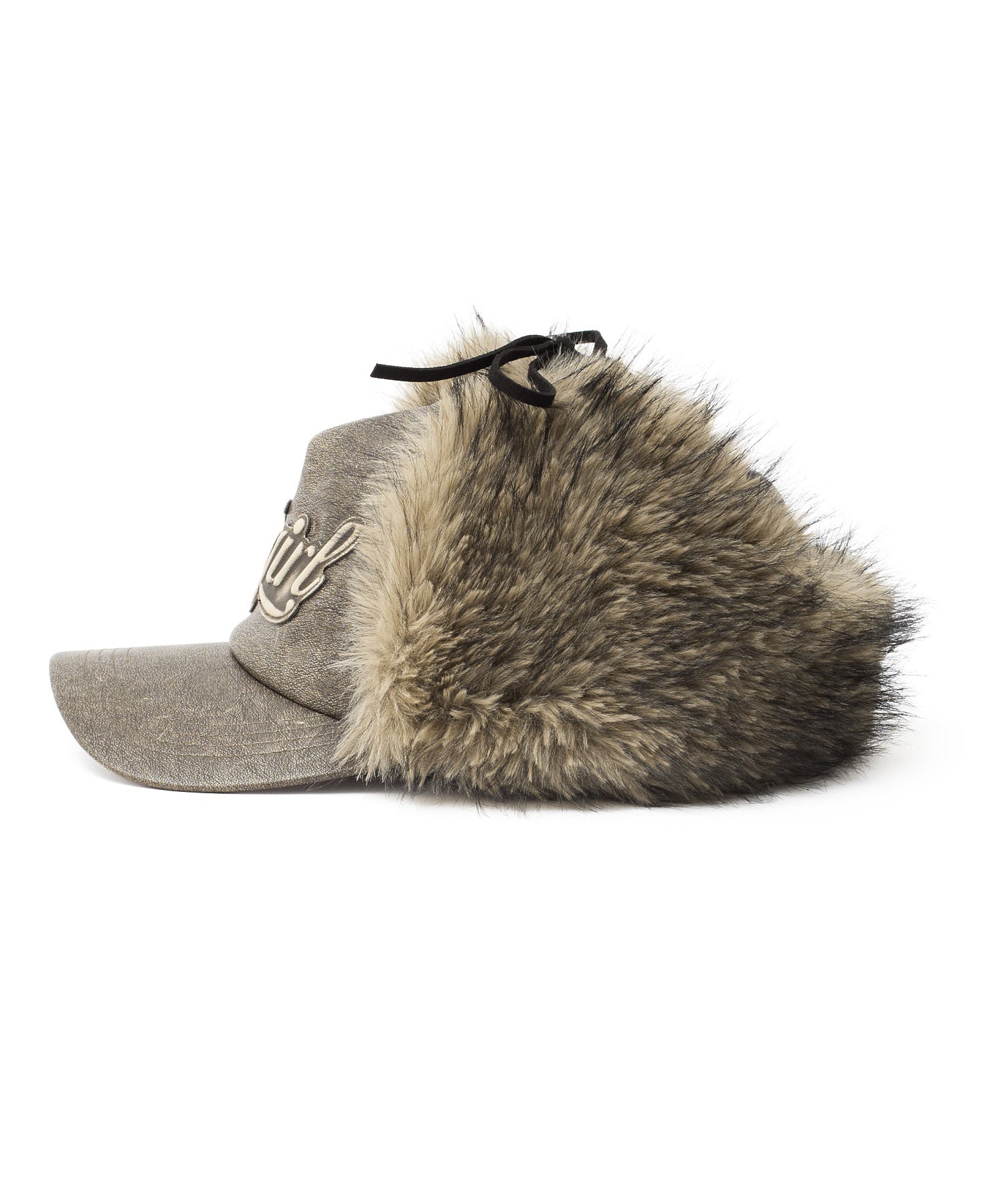 EMBOSSED LOGO PATCH EARFLAP CAP