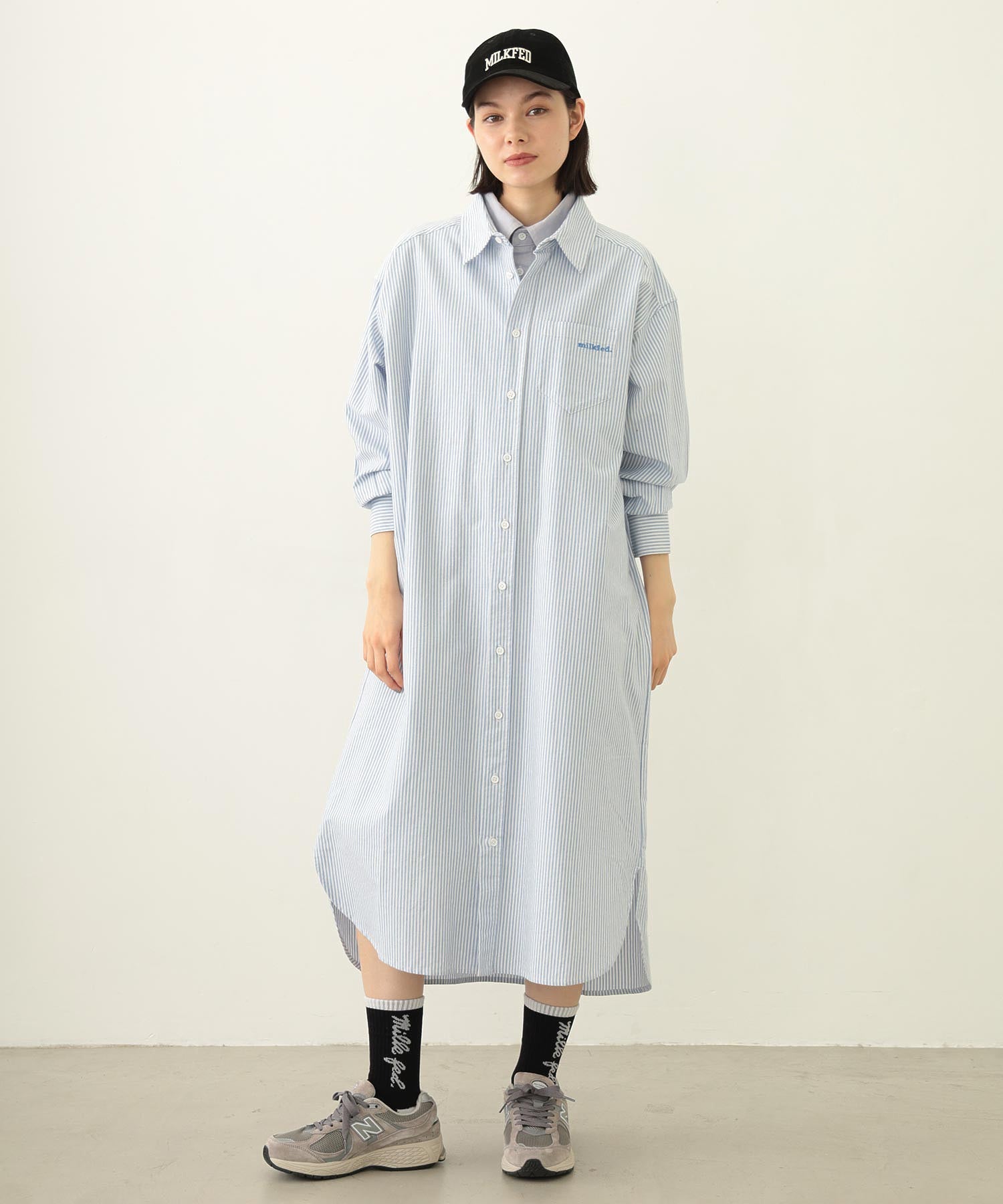 LAYERED SHIRTS DRESS