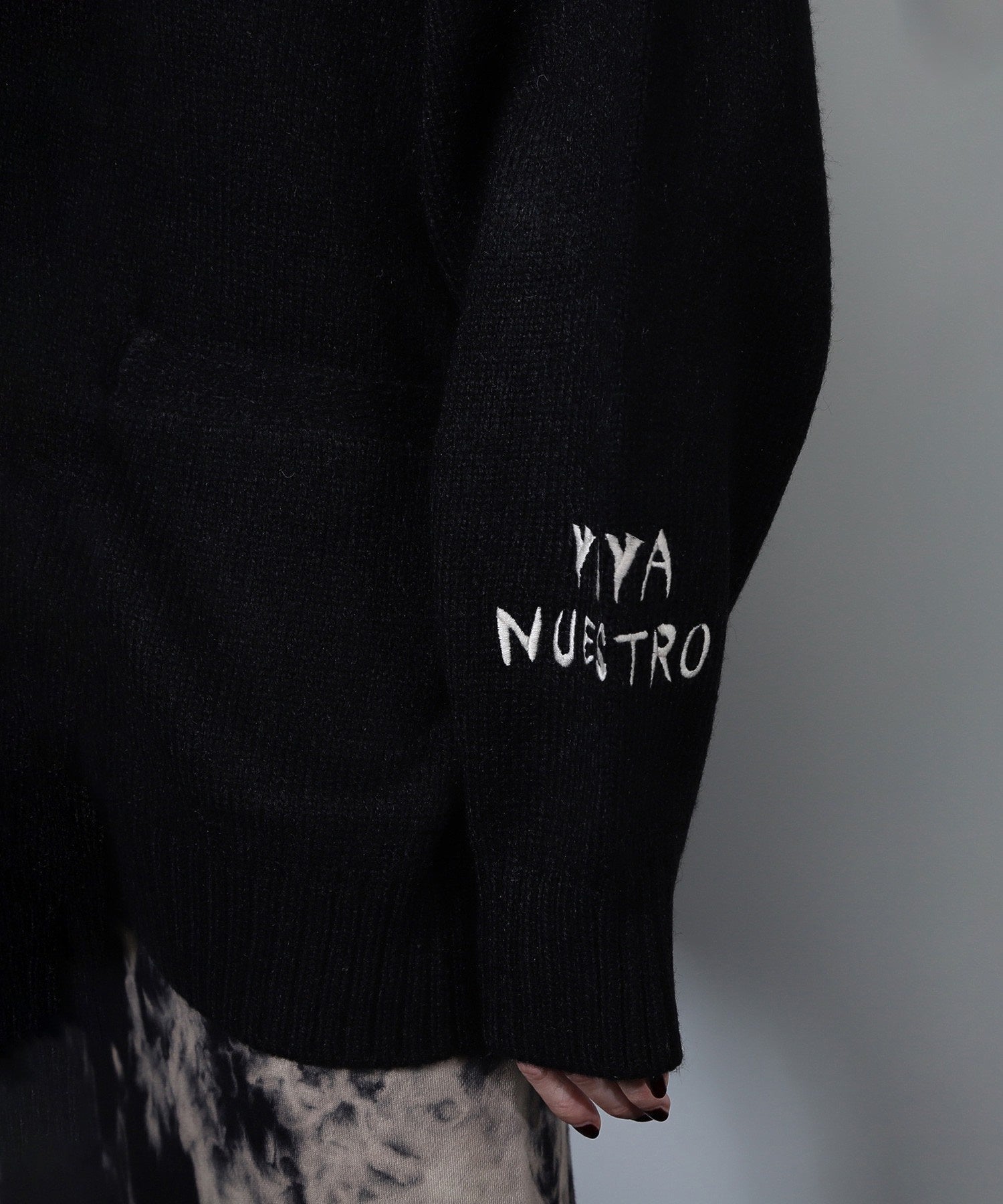 GENE HEAVENS/エンブロイダリー カレッジニットカーディガン