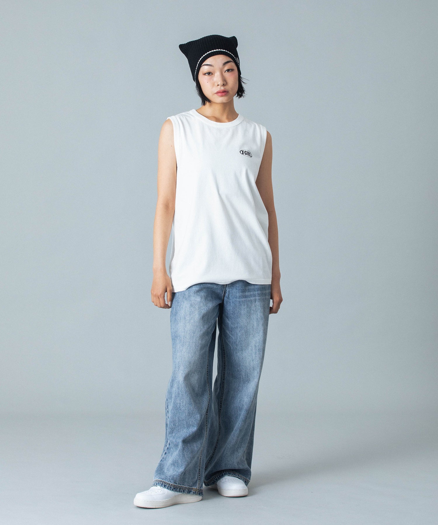 WAIST ADJUST DENIM PANTS