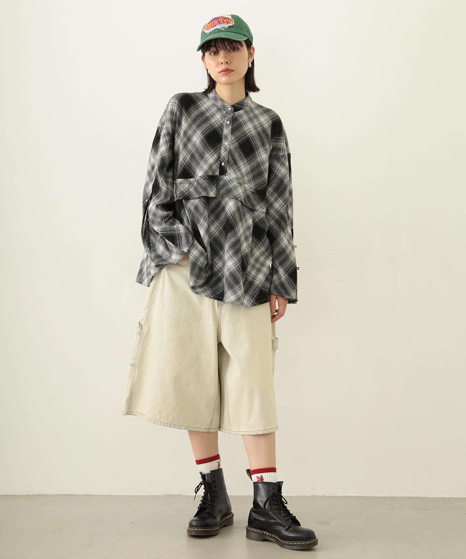 FRAYED LOGO PATCH CAP