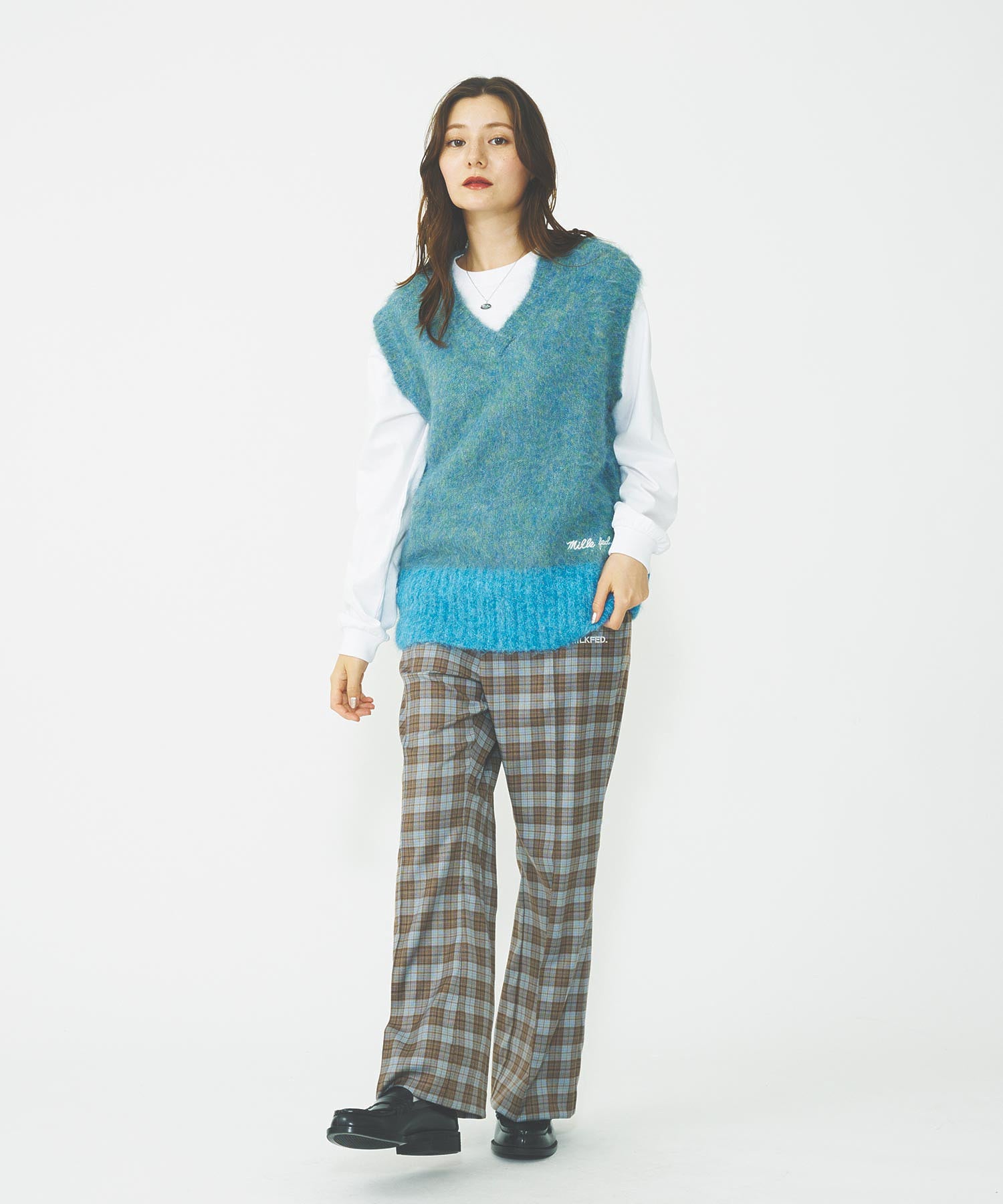 SHAGGY KNIT VEST