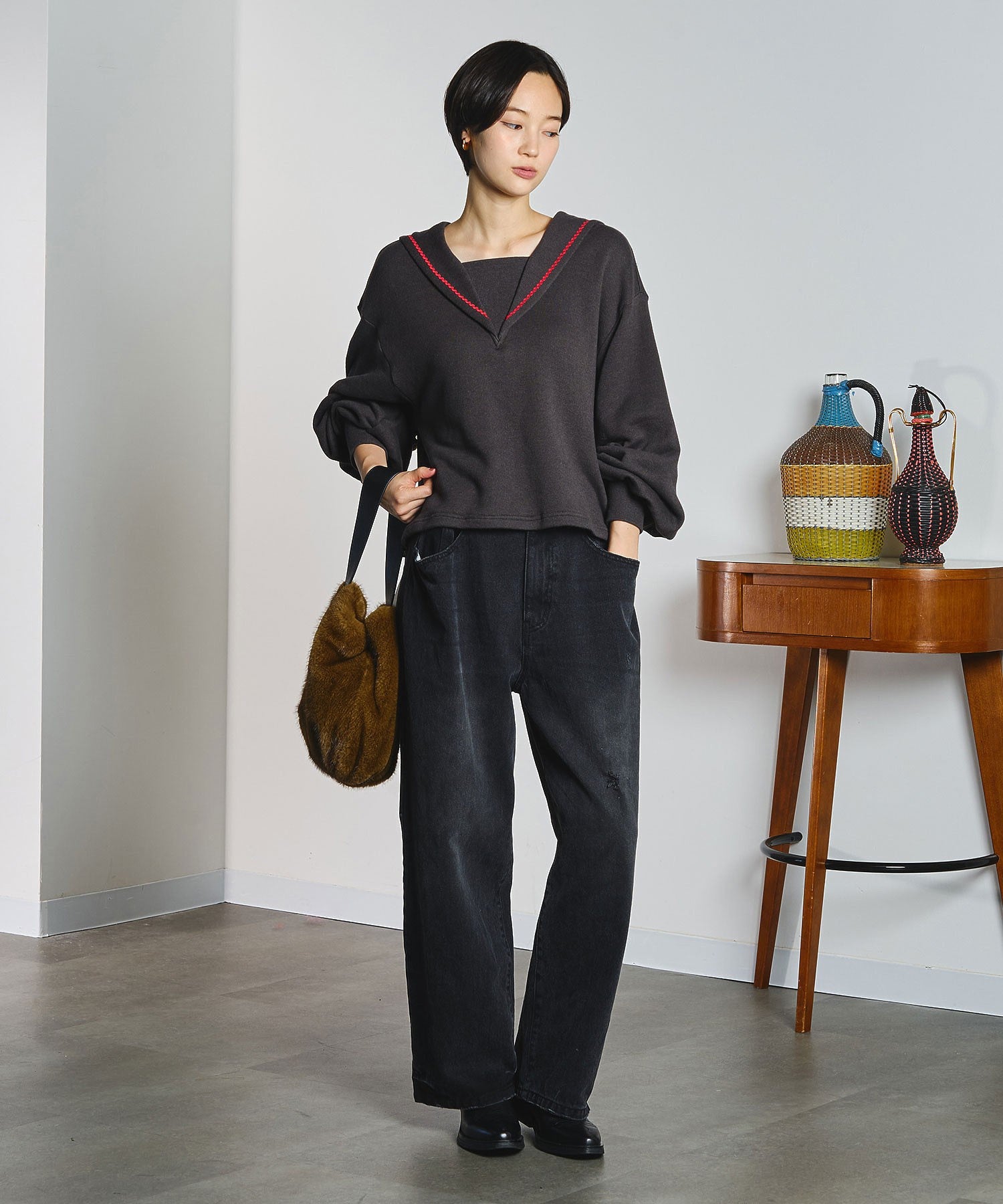 model:166cm 着用サイズ:ONE SIZE