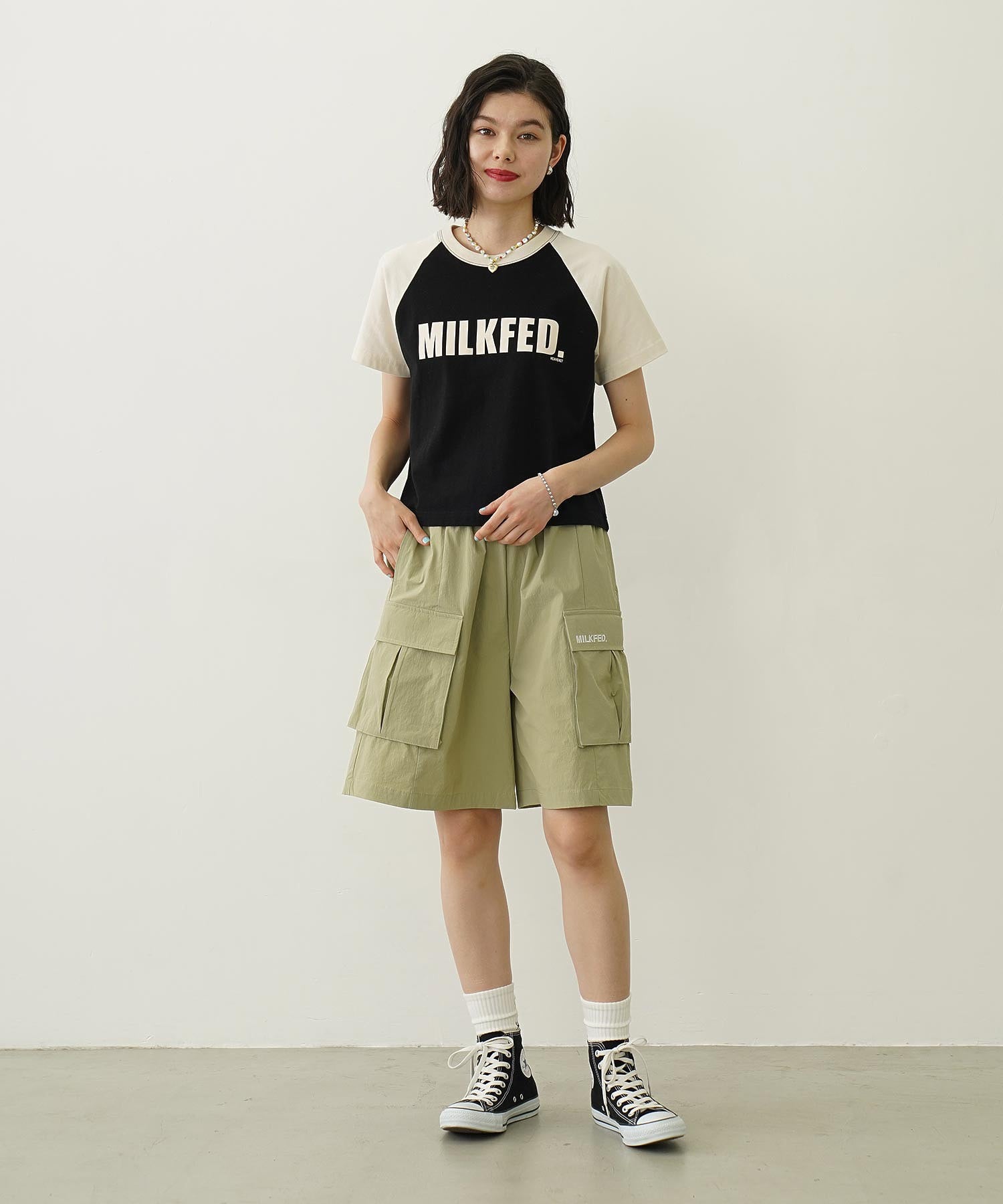 MILKFED. ×OP CARGO SHORTS