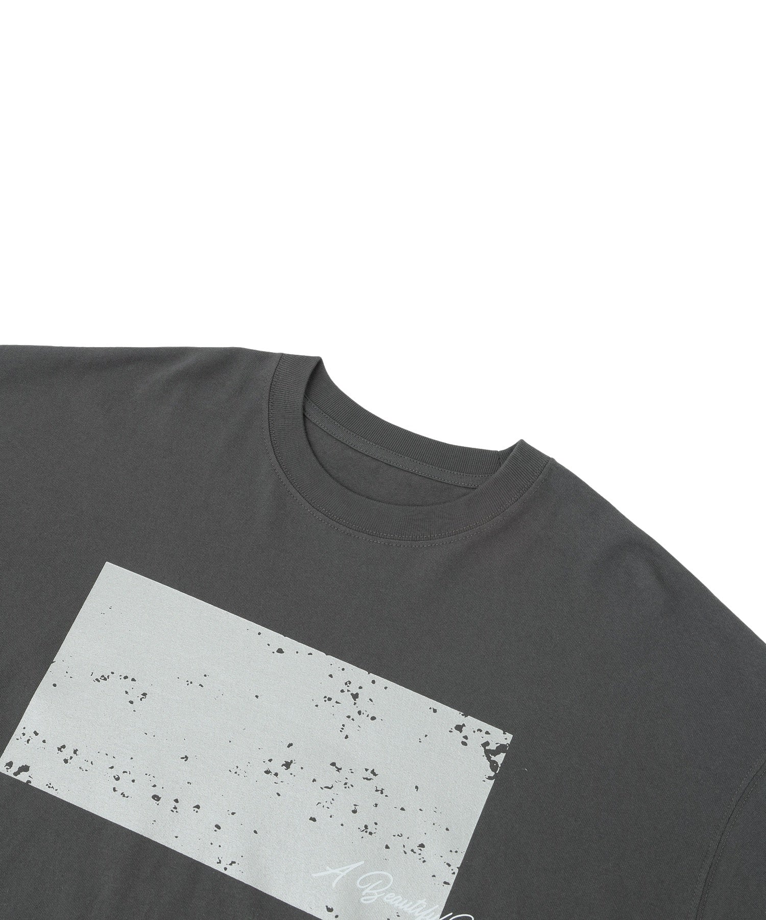 GLITTER PRINT BIG TEE