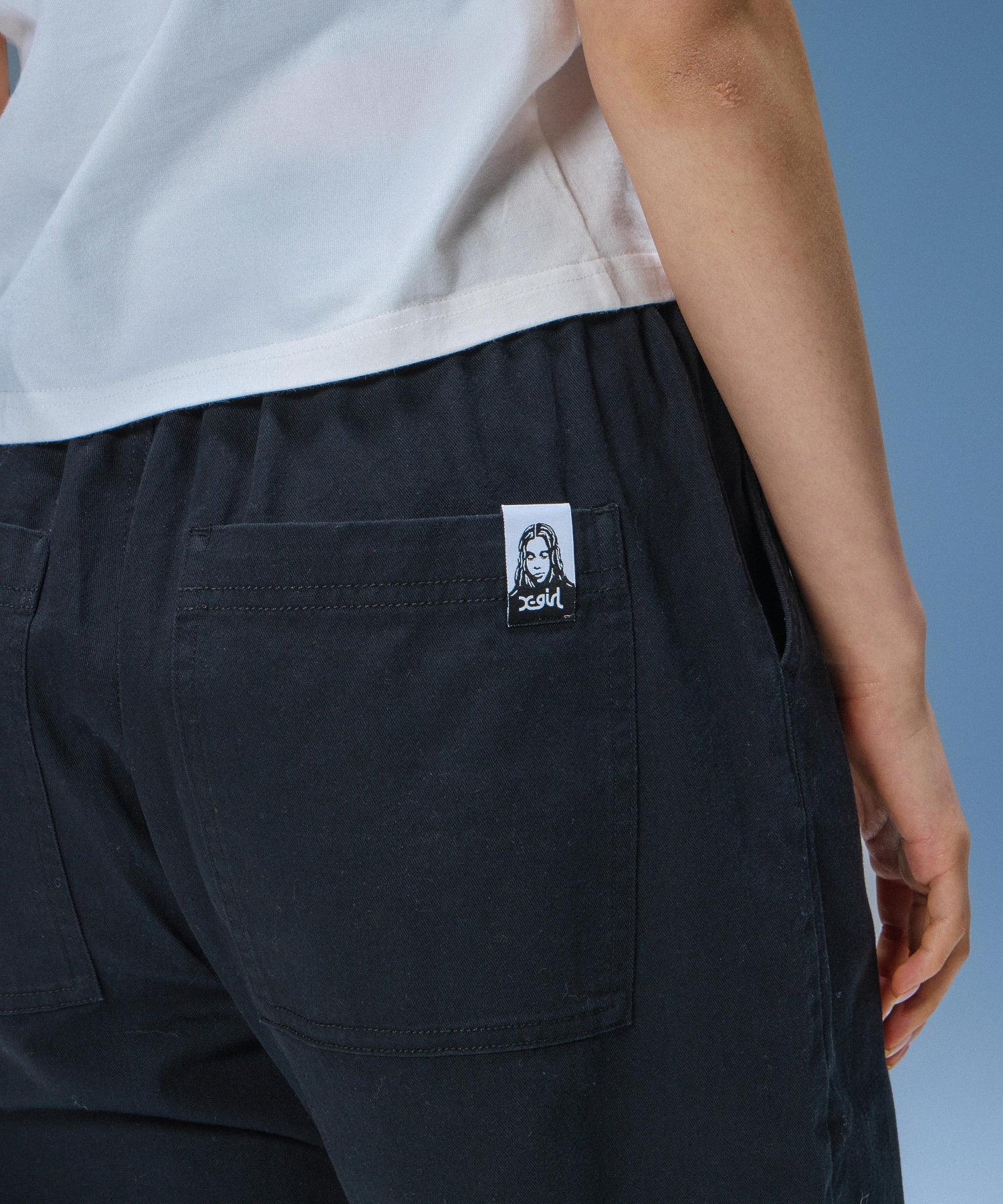 FADED FACE LABEL EASY PANTS