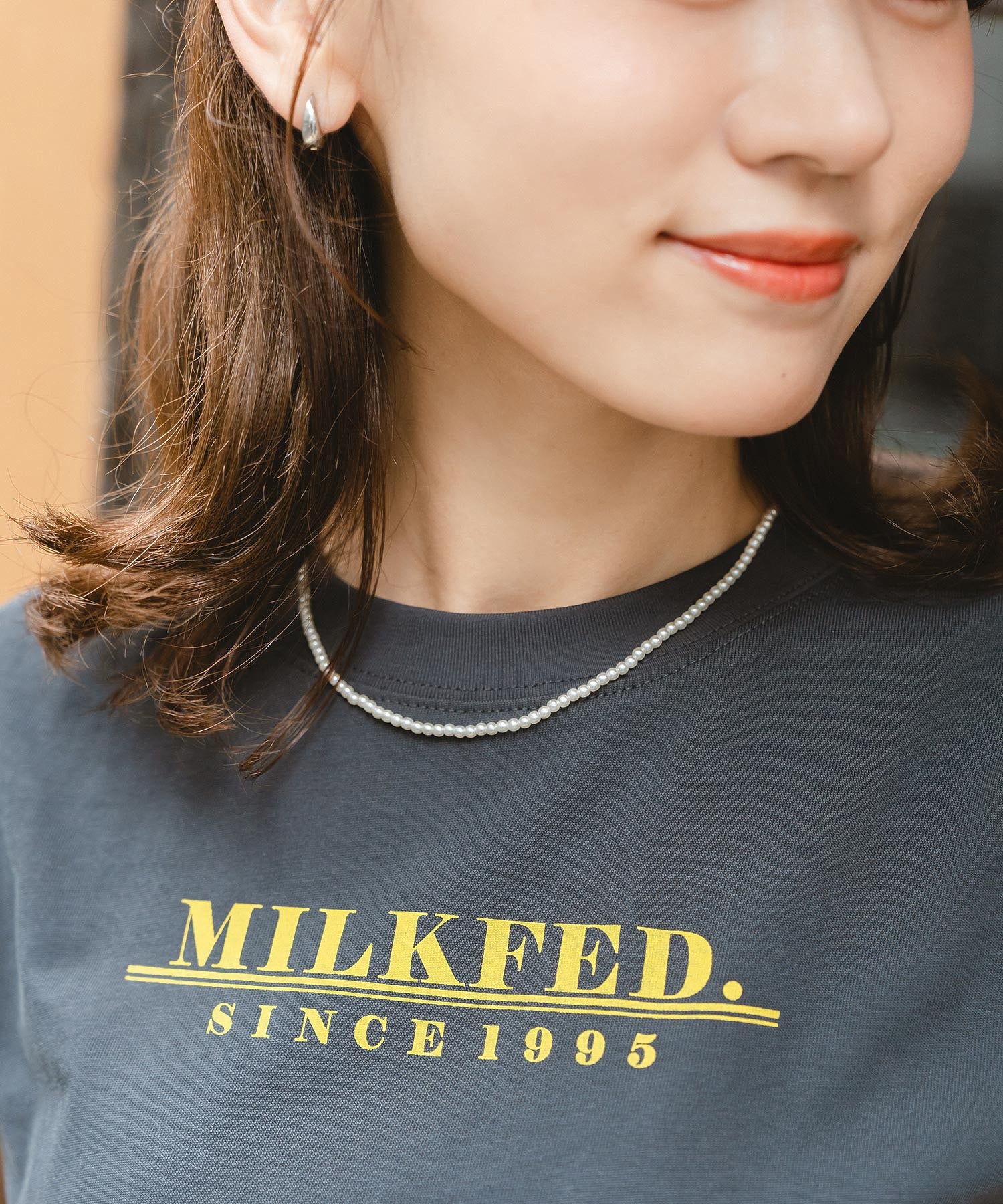 LINE LOGO FRENCH SLEEVE TOP