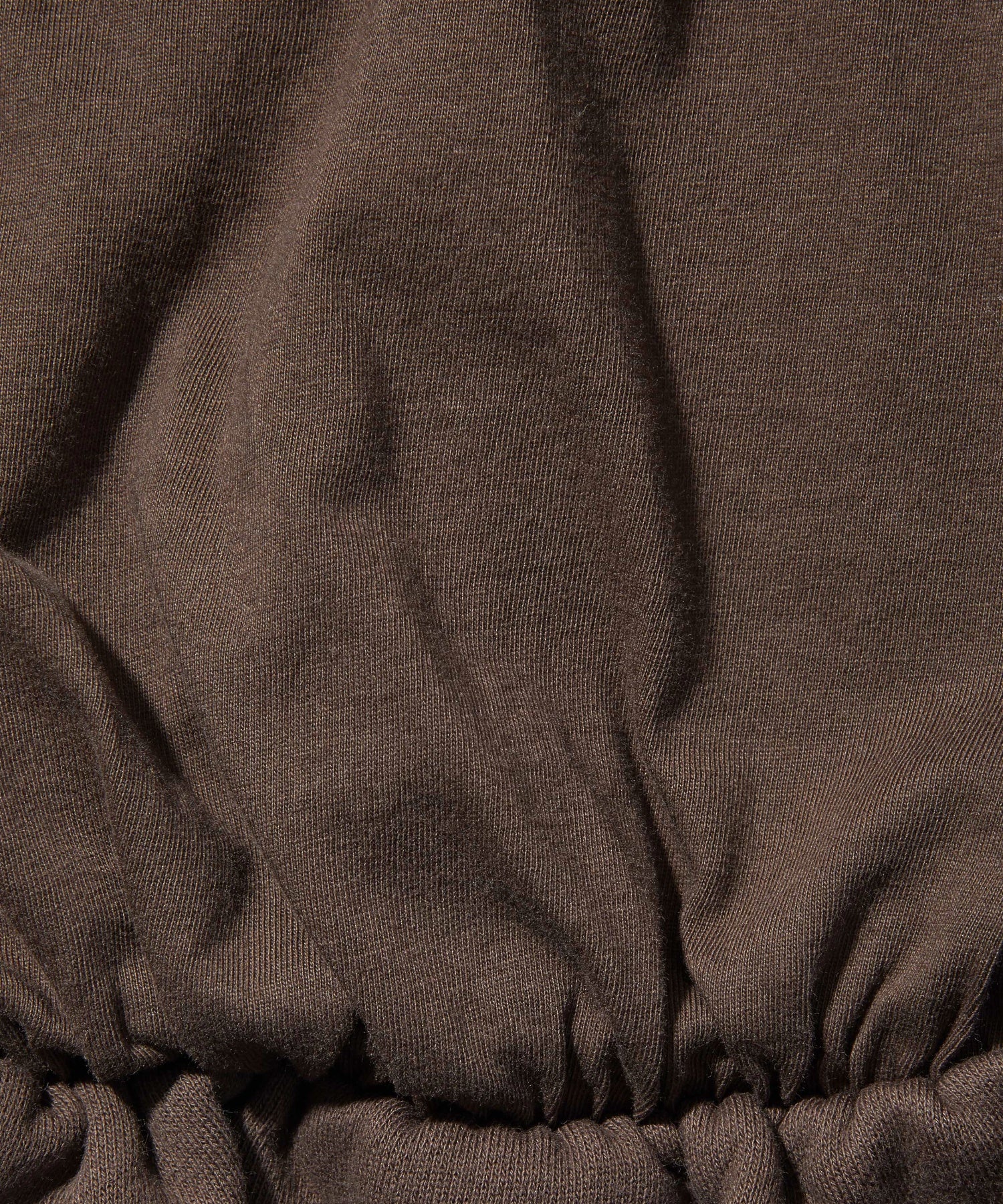 FLOCKED SPRAY LOGO BALLOON HEM SWEAT HOODIE