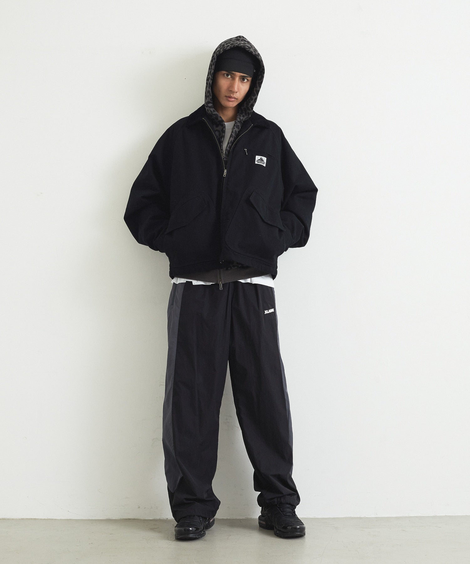 NYLON PANELED PANTS