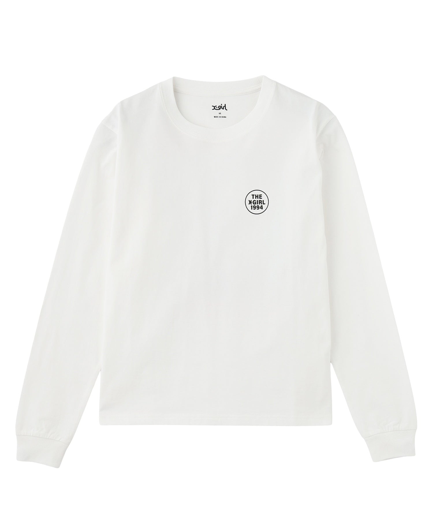 FACE AND CIRCLE LOGO L/S TEE