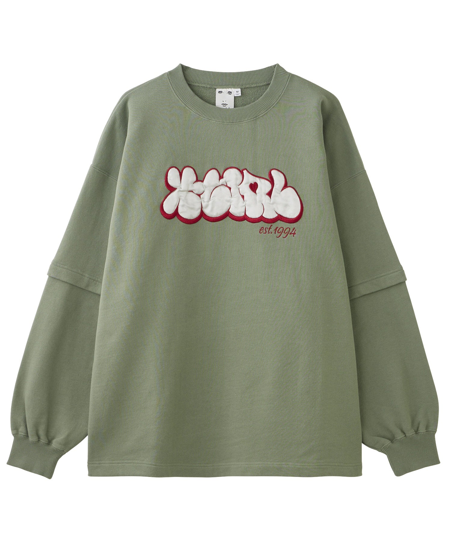 PLUMP LOGO LAYERED SWEAT TOP