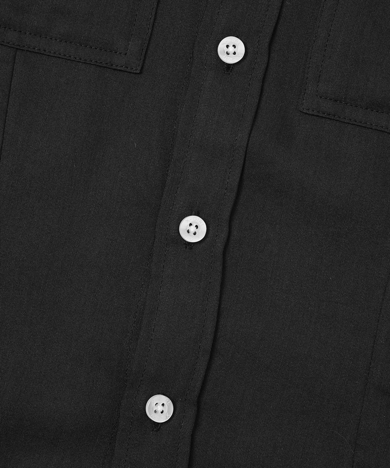 FACE LABEL L/S COMPACT SHIRT