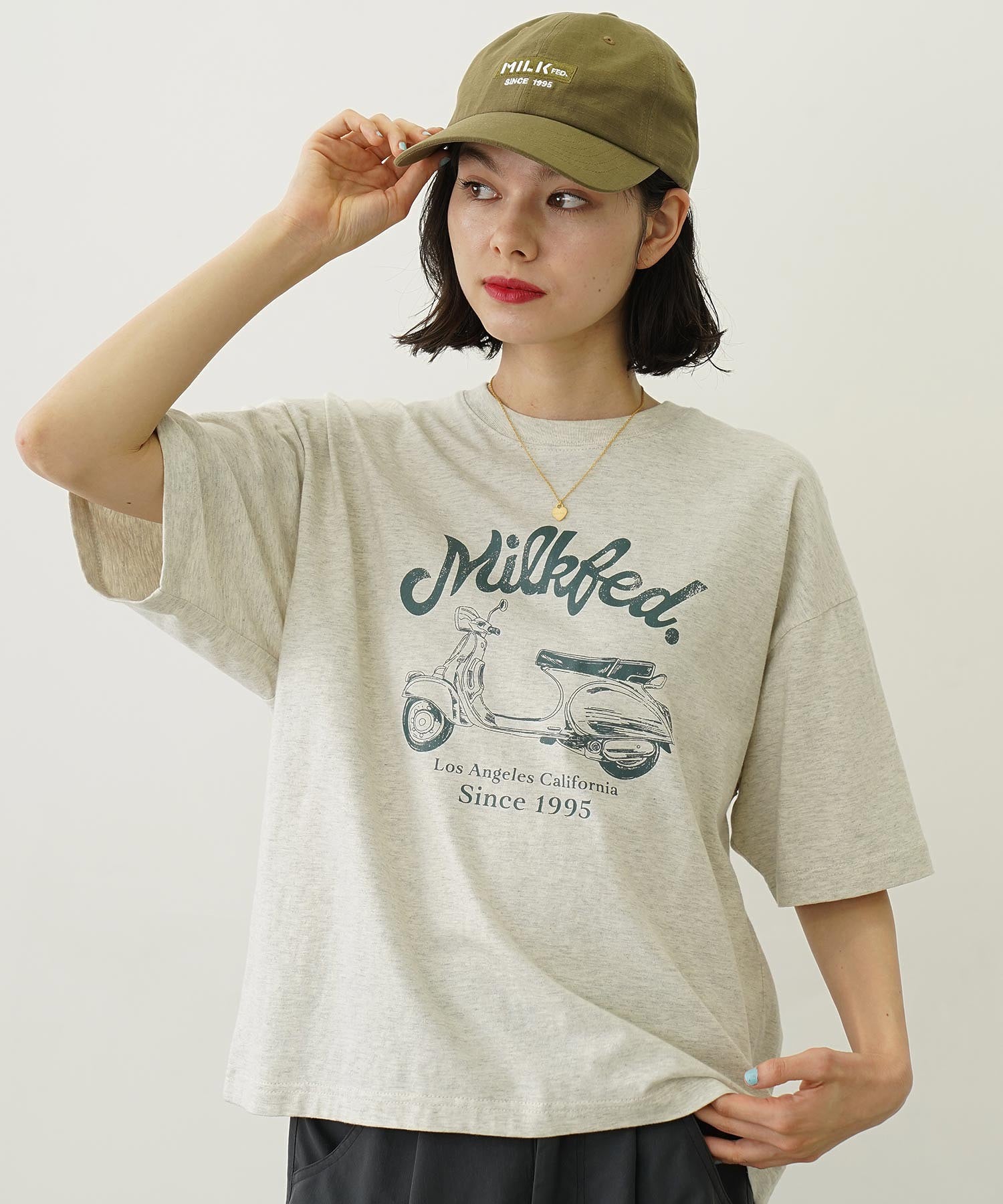 BIKE CRACK PRINT WIDE S/S TEE