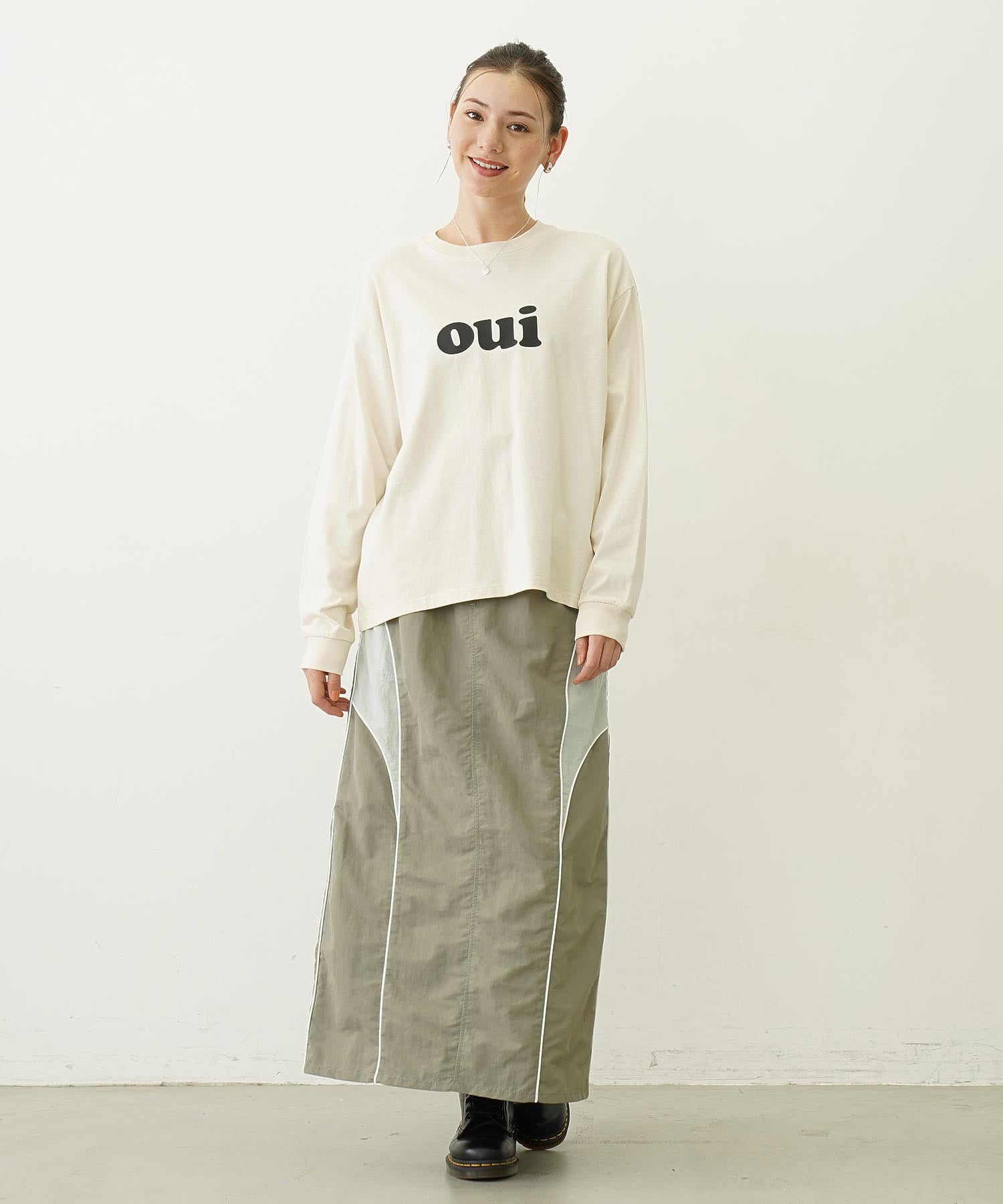 OUI WIDE L/S TEE