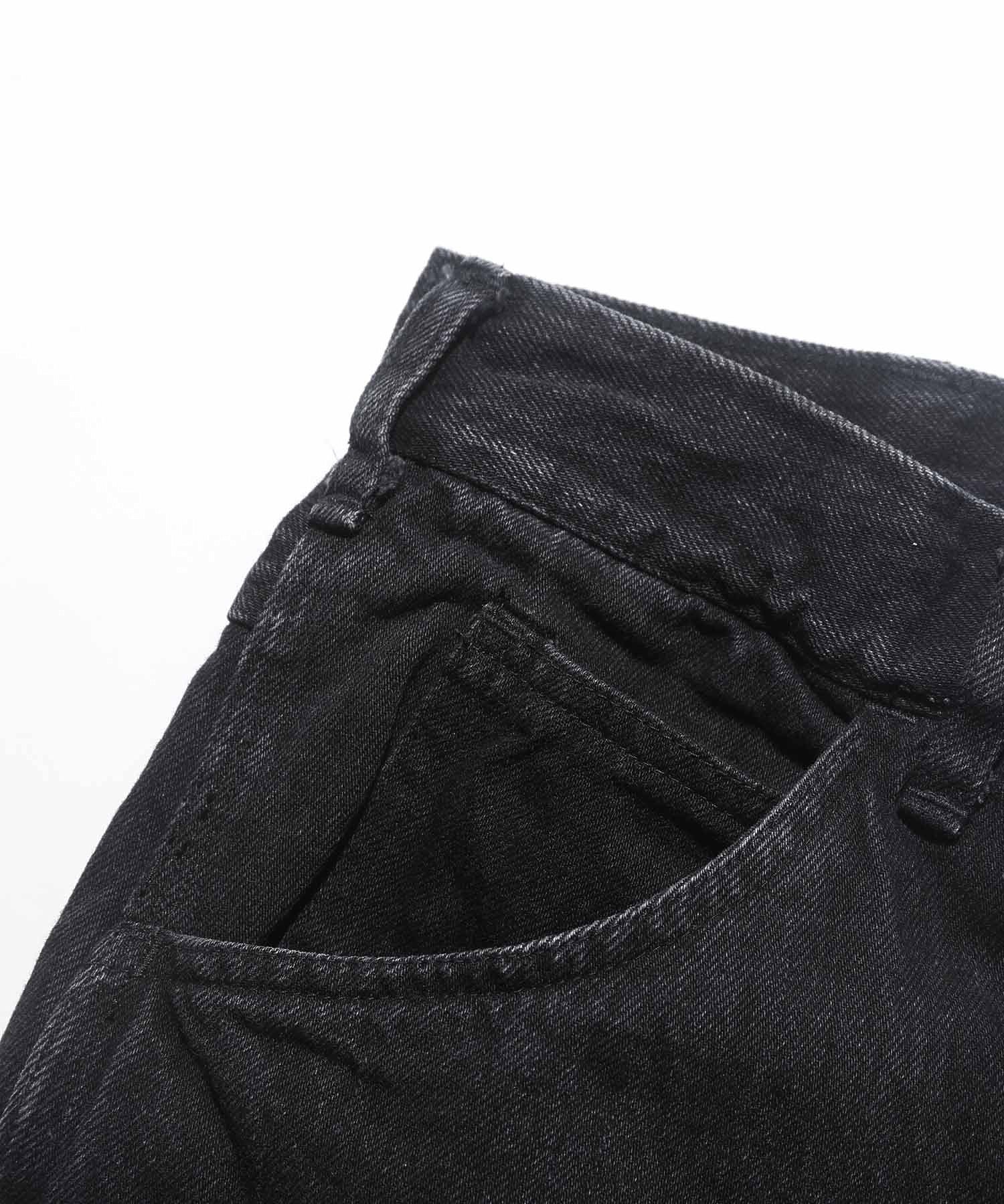 BLUFCAMP /ブルーフキャンプ/ Pure Straight Wadhed Jeans/BC-1F-P001