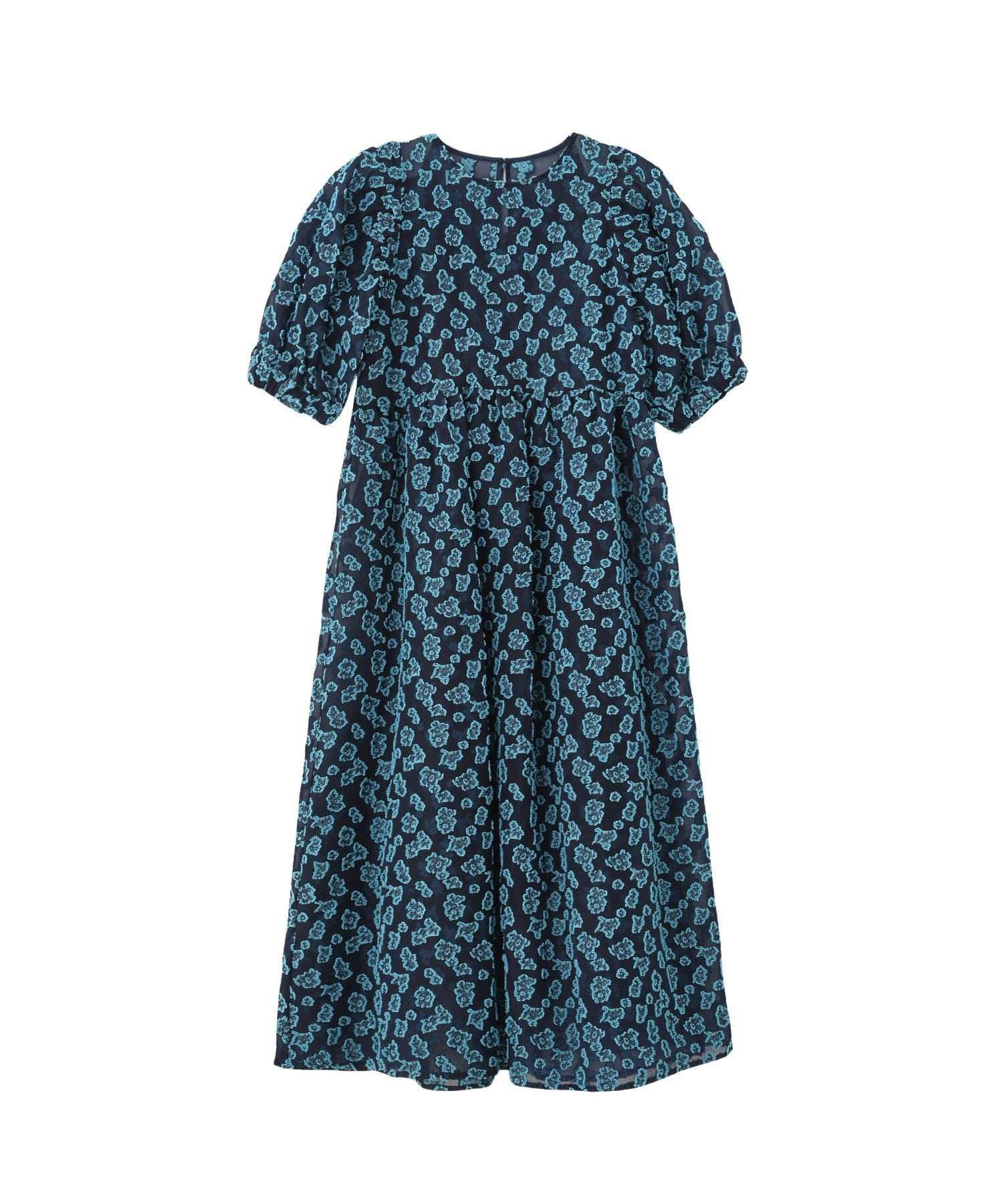 FLOWER JACQUARD DRESS