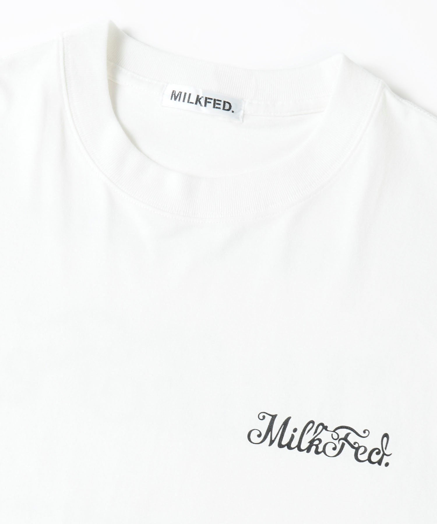 CURL LOGO WIDE L/S TEE MILKFED.