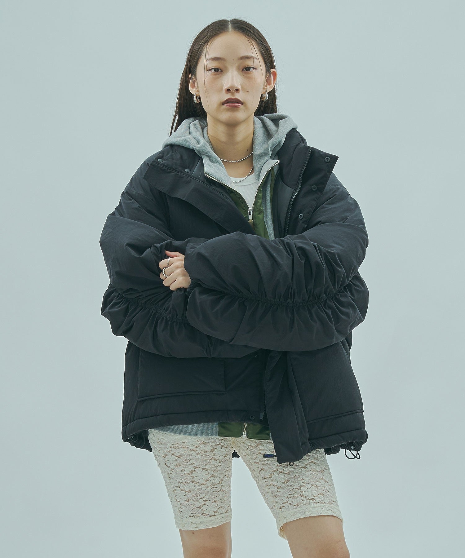 model:163cm 着用サイズ:ONE SIZE