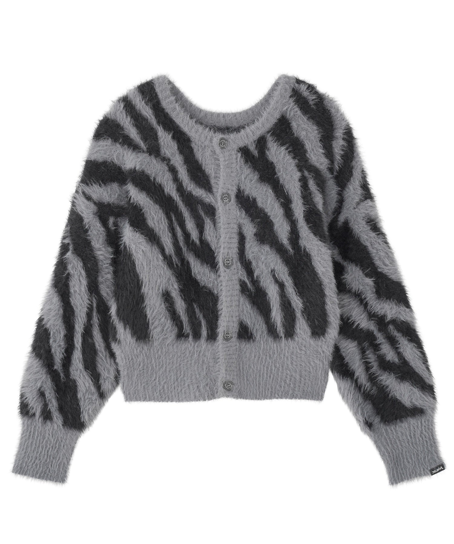 ZEBRA 2WAY KNIT CARDIGAN